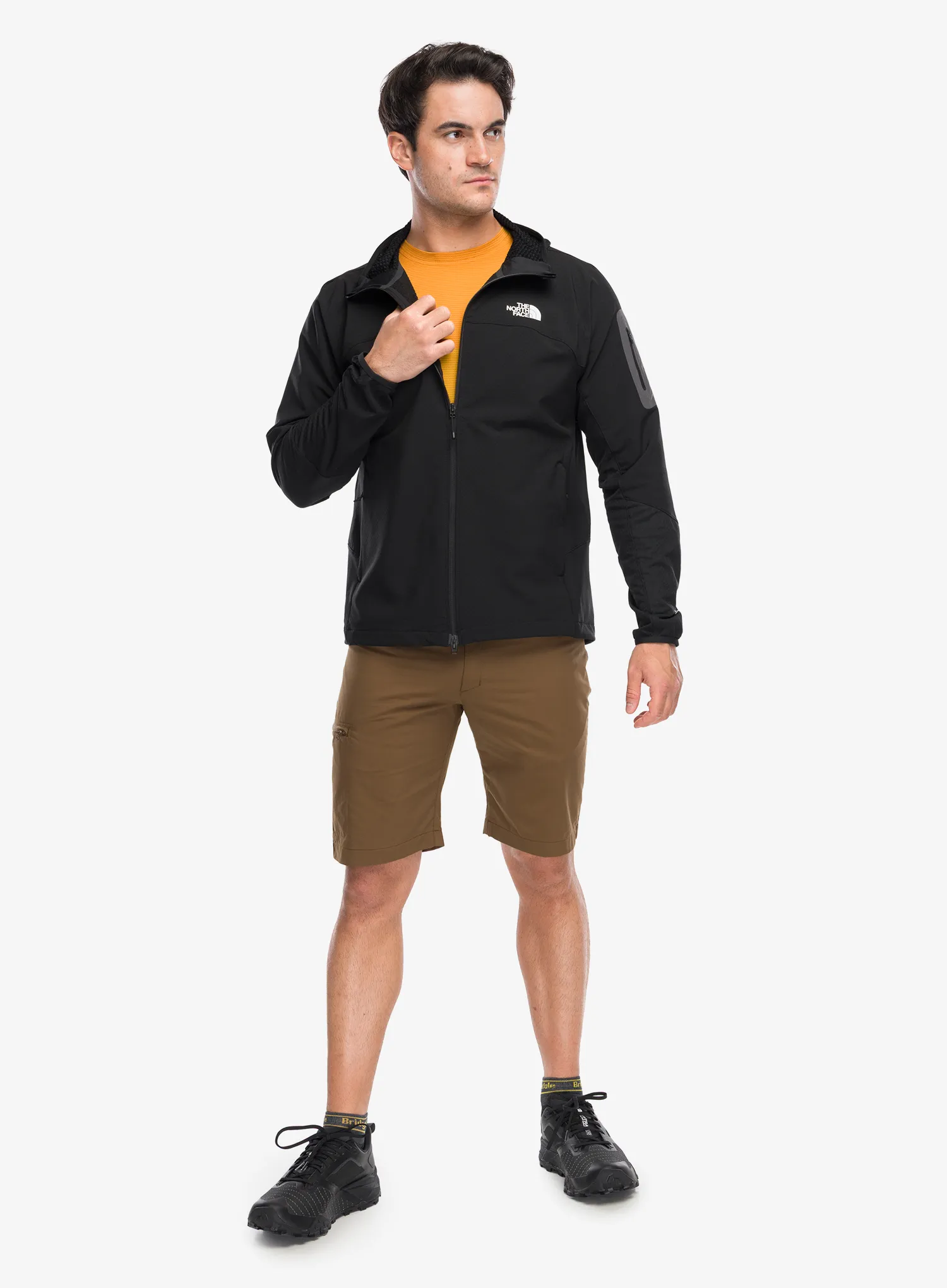 Softshell striukė The North Face Tek Approach FutureFleece Hooded Jacket - tnf black