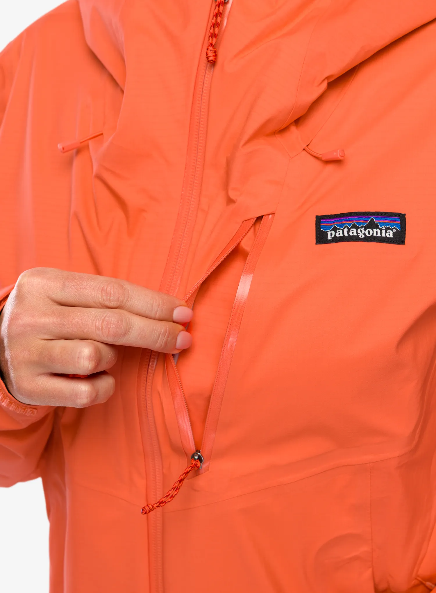 Striukė nuo lietaus moterims Patagonia Granite Crest Jacket - orange peel