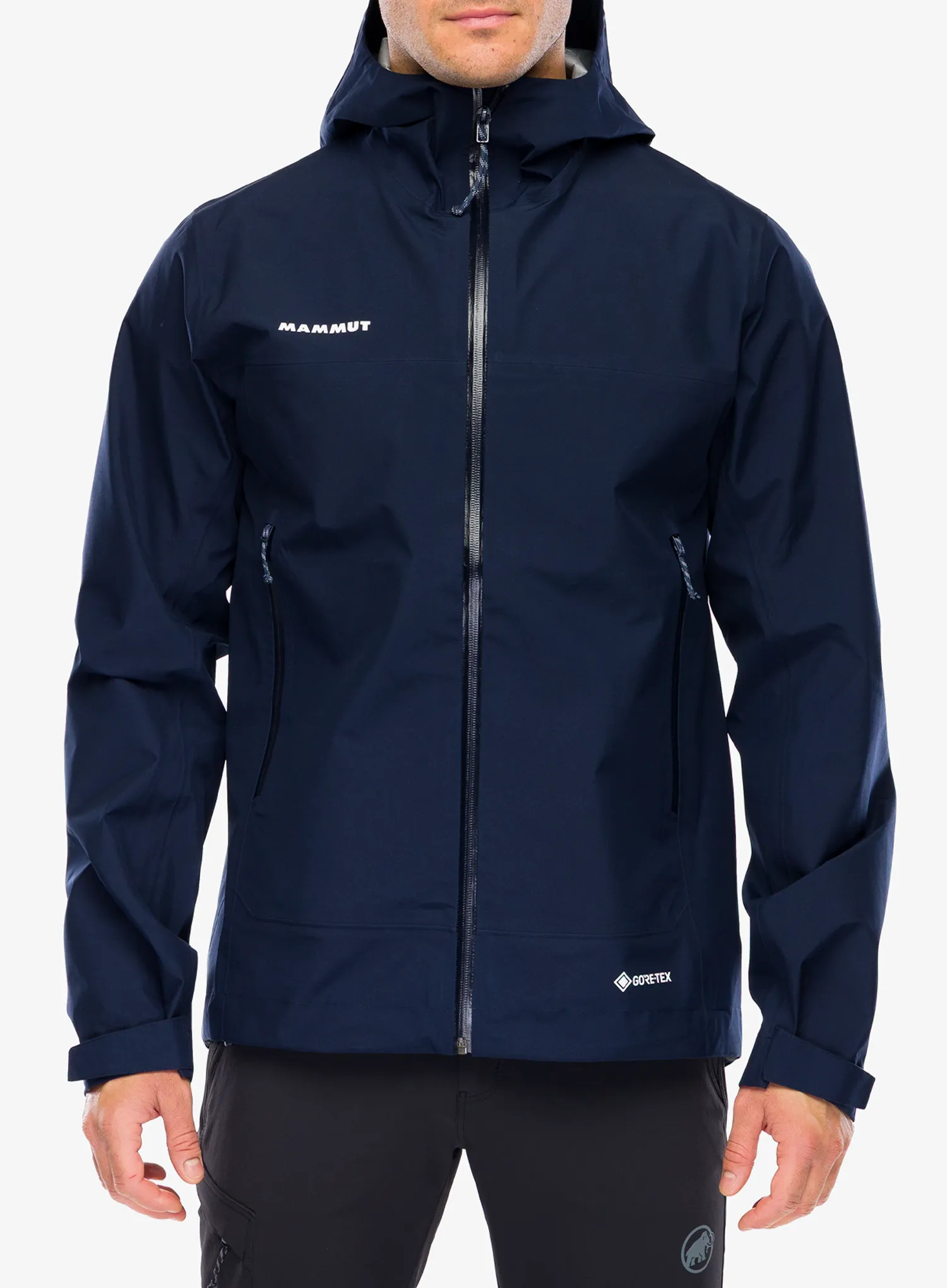Striukė nuo lietaus Mammut Crater Light HS Hooded Jacket - marine