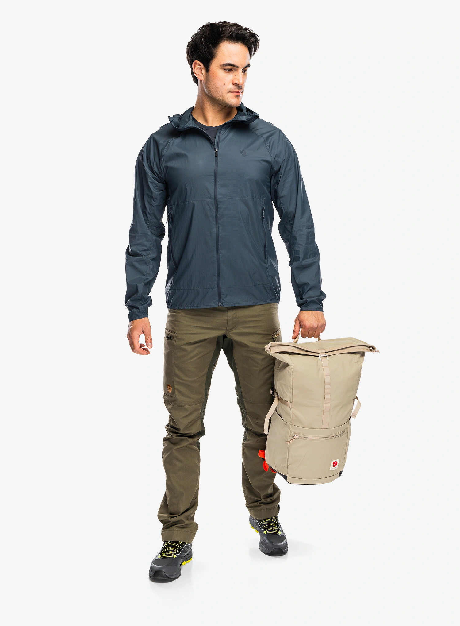 Neperpučiama striukė Fjallraven Keb Latt Wind Jacket - mountain blue