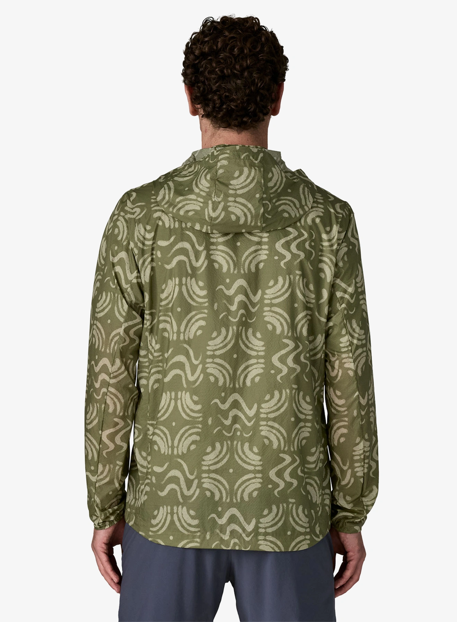 Neperpučiama striukė Patagonia Houdini Jacket - sand waves/caper green