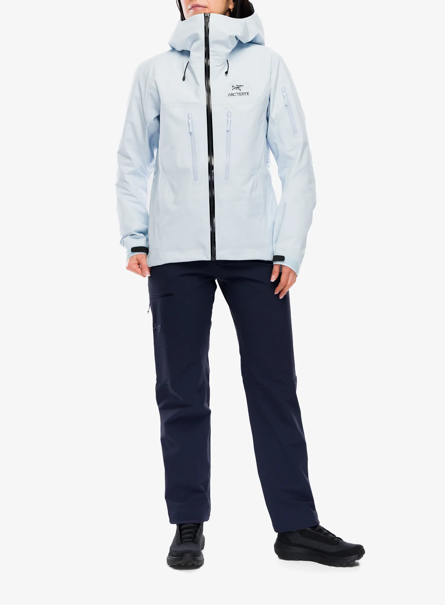 Striukė nuo lietaus moterims Arcteryx Alpha SV Jacket - alpine blue/black