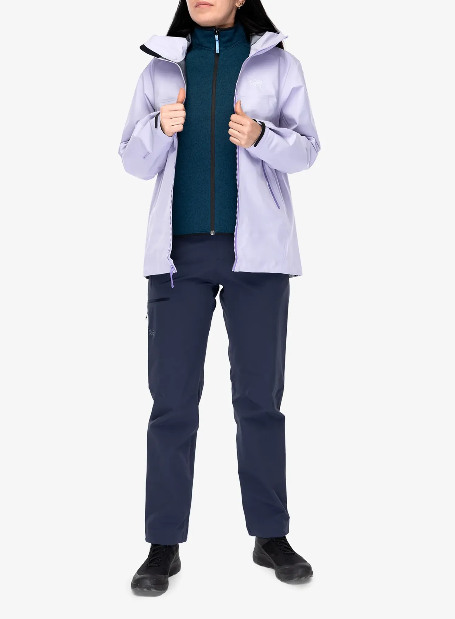 Striukė nuo lietaus moterims Arcteryx Beta Jacket - mallow
