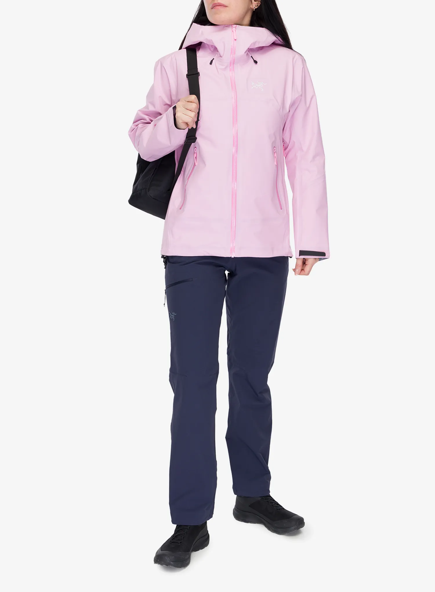 Striukė nuo lietaus moterims Arcteryx Beta SL Jacket - pineberry
