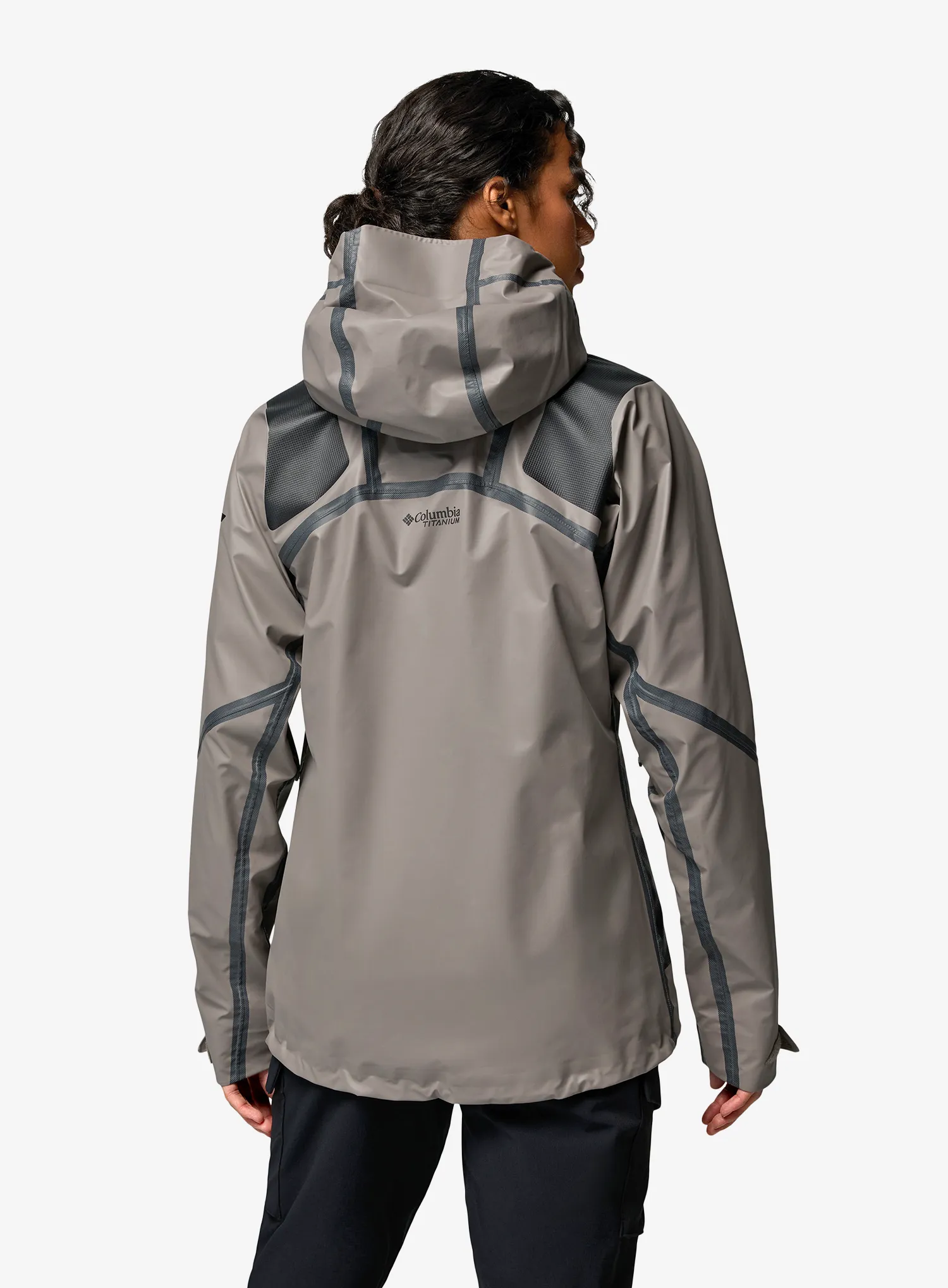 Striukė nuo lietaus moterims Columbia Whistler Peak Shell - iron