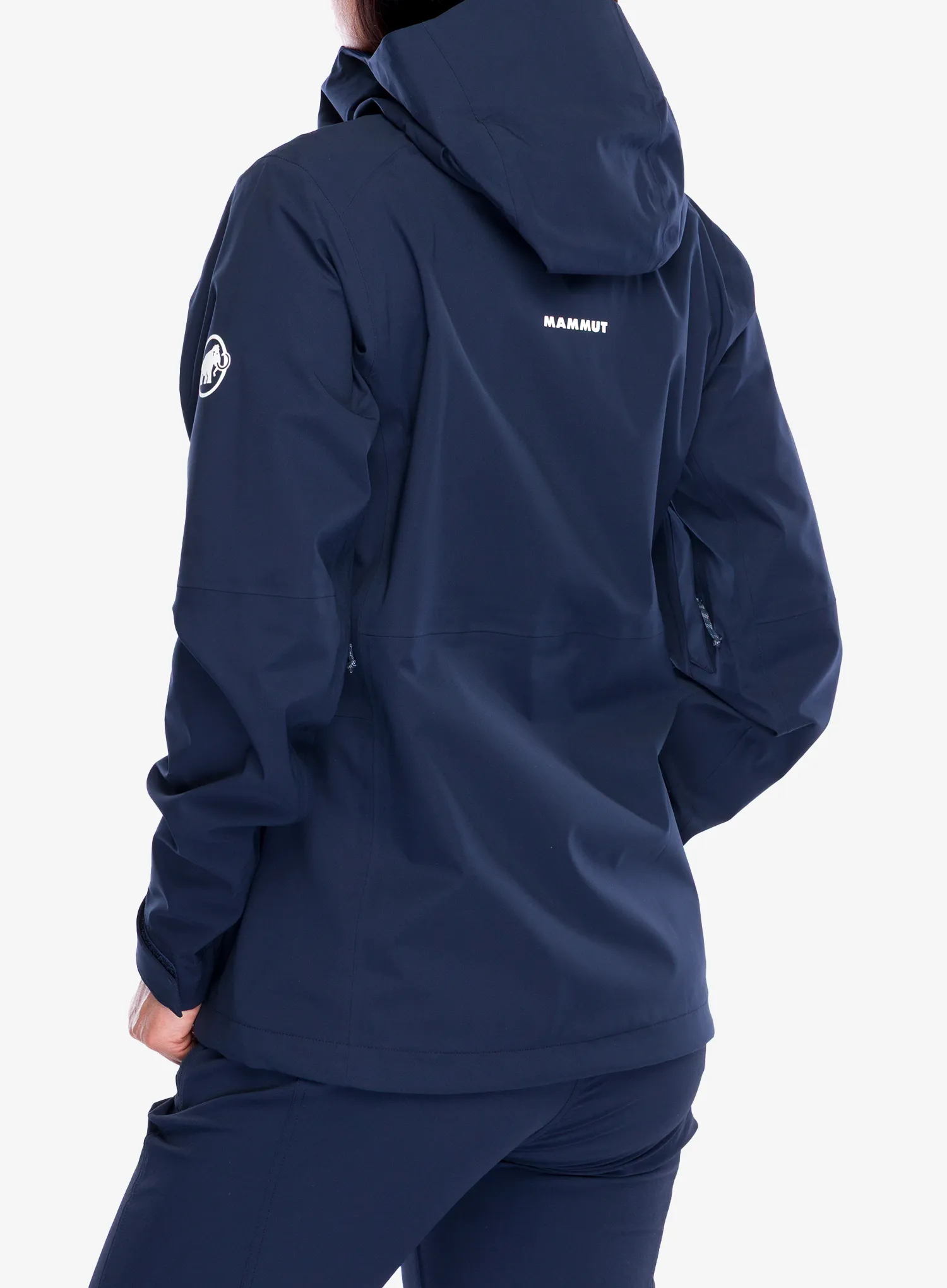 Striukė nuo lietaus moterims Mammut Linard Guide HS Hooded Jacket - marine