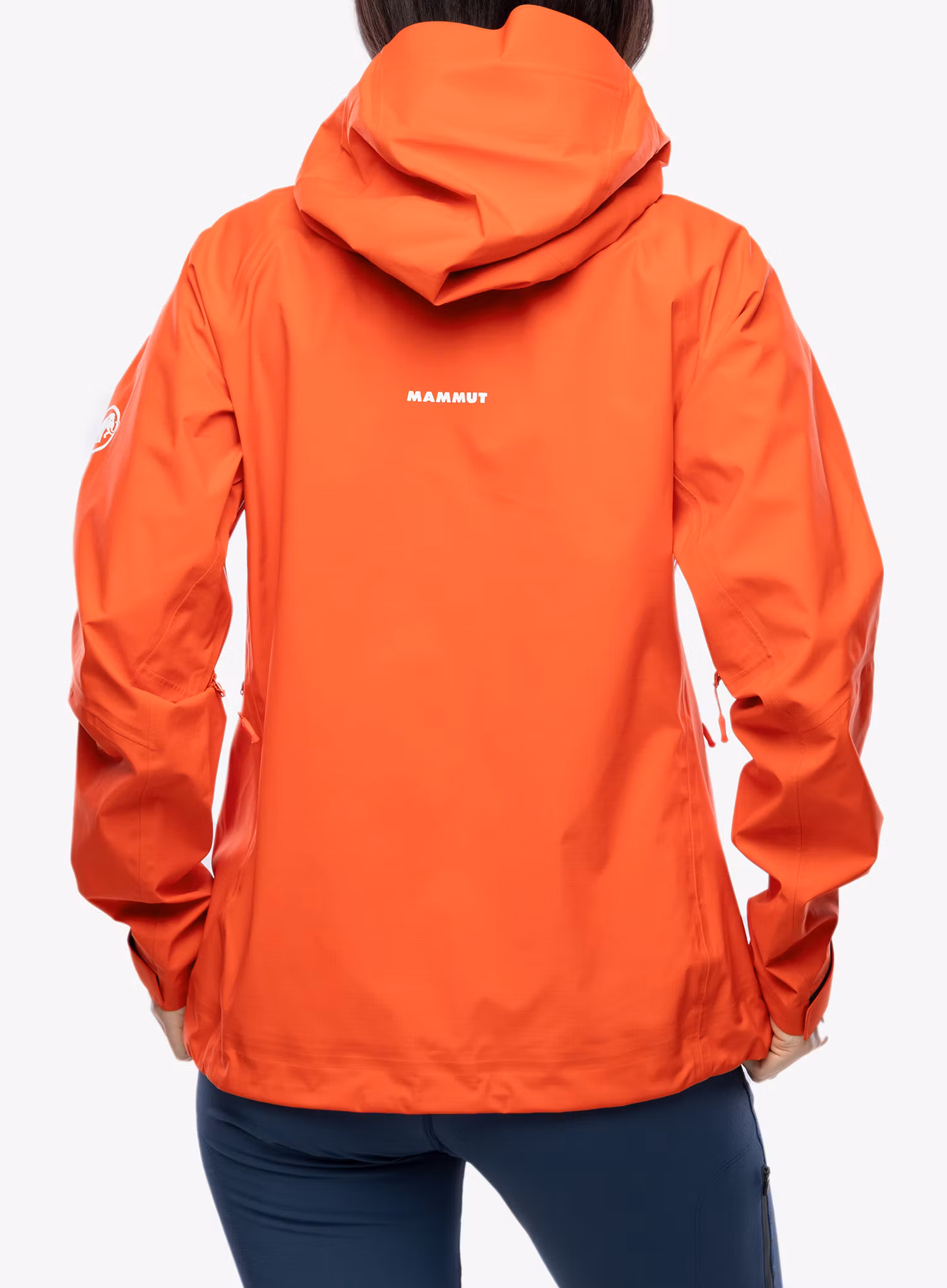 Striukė nuo lietaus moterims Mammut Taiss HS Hooded Jacket - mammut red