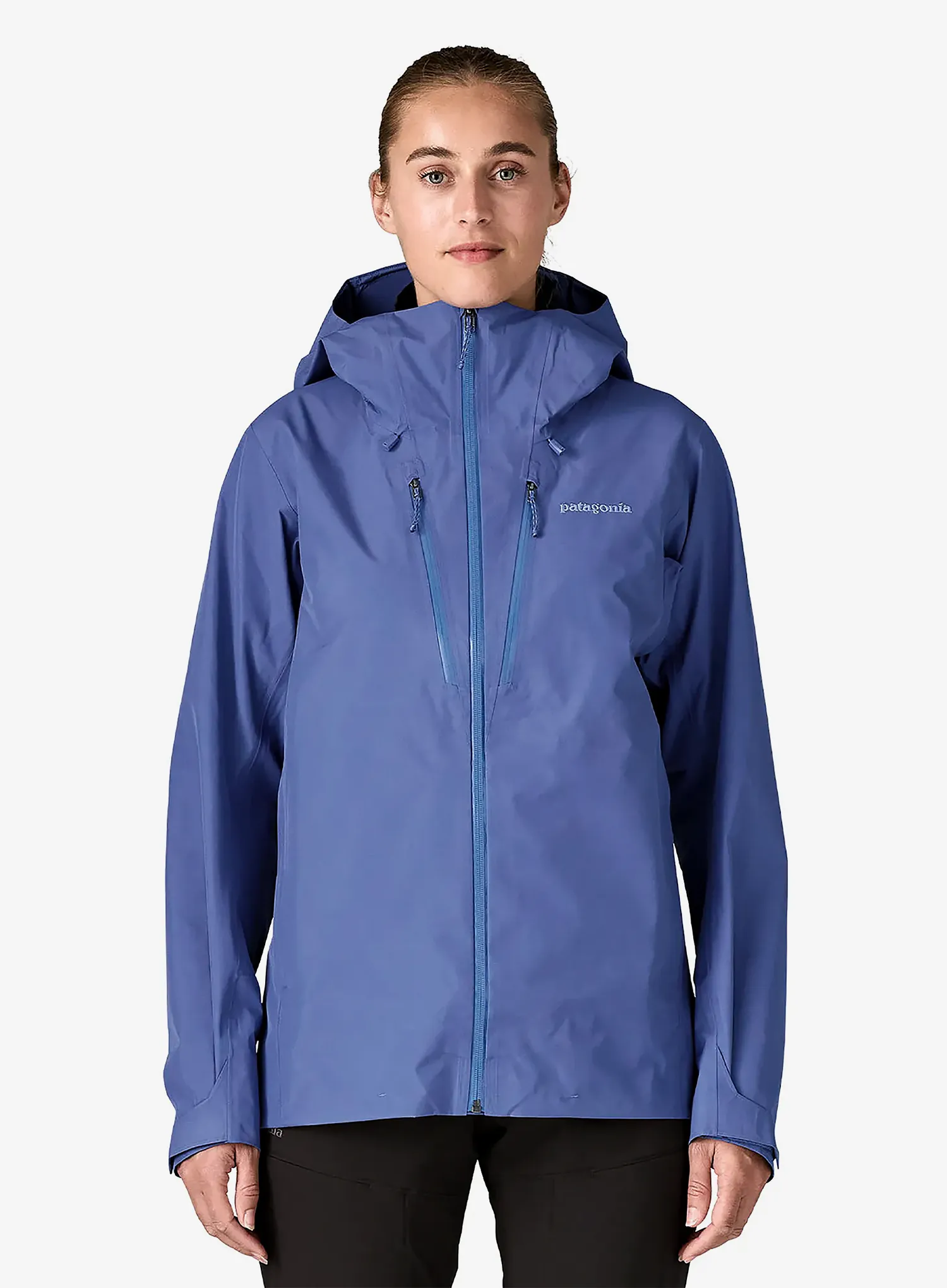 Striukė nuo lietaus moterims Patagonia Triolet Jacket - current blue