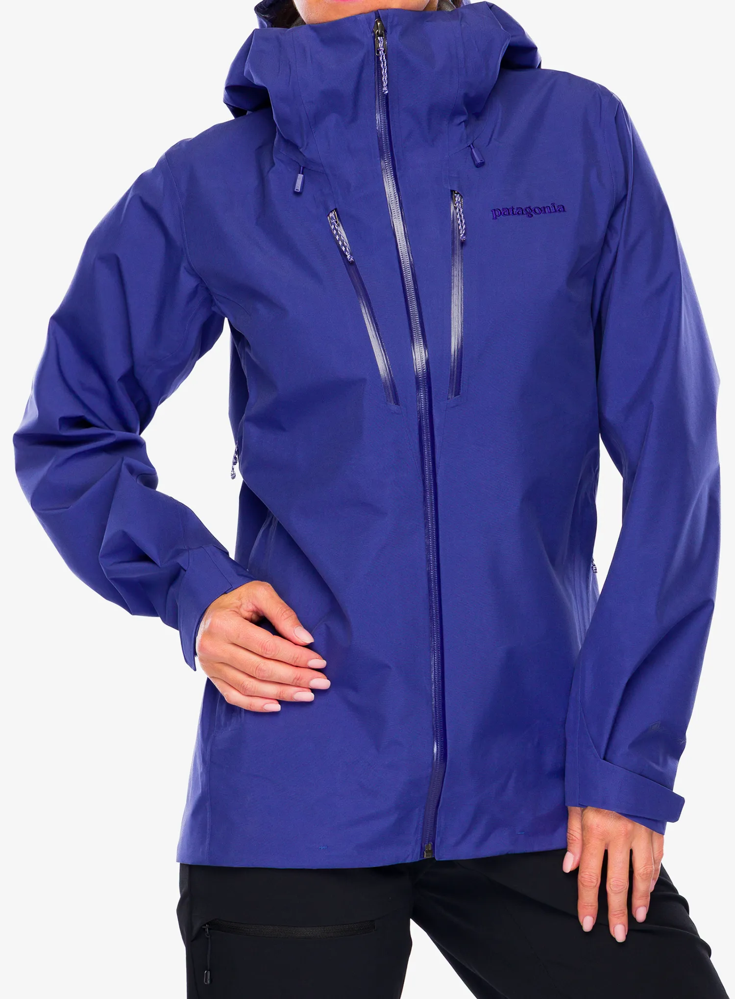 Striukė nuo lietaus moterims Patagonia Triolet Jacket - solstice purple
