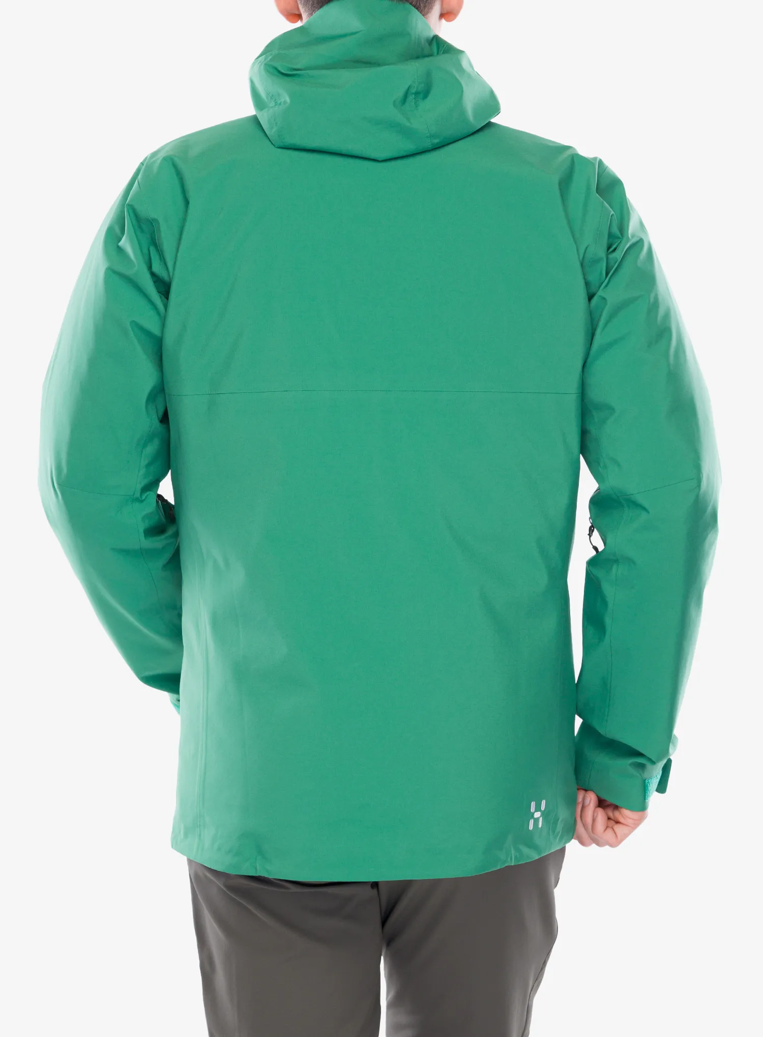 Striukė nuo lietaus Haglofs Front Proof Jacket - dk jelly green