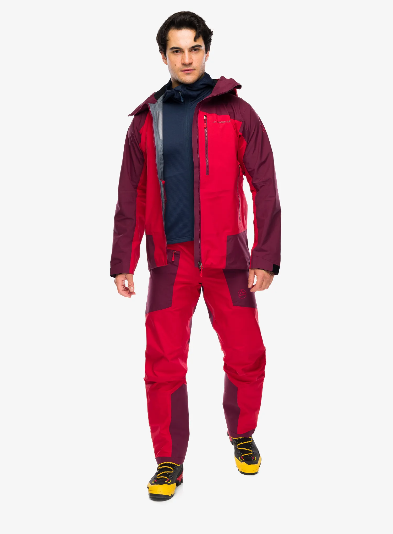 Striukė nuo lietaus La Sportiva Alpine Guide GTX Perfomance Jacket - mountain red/redwood
