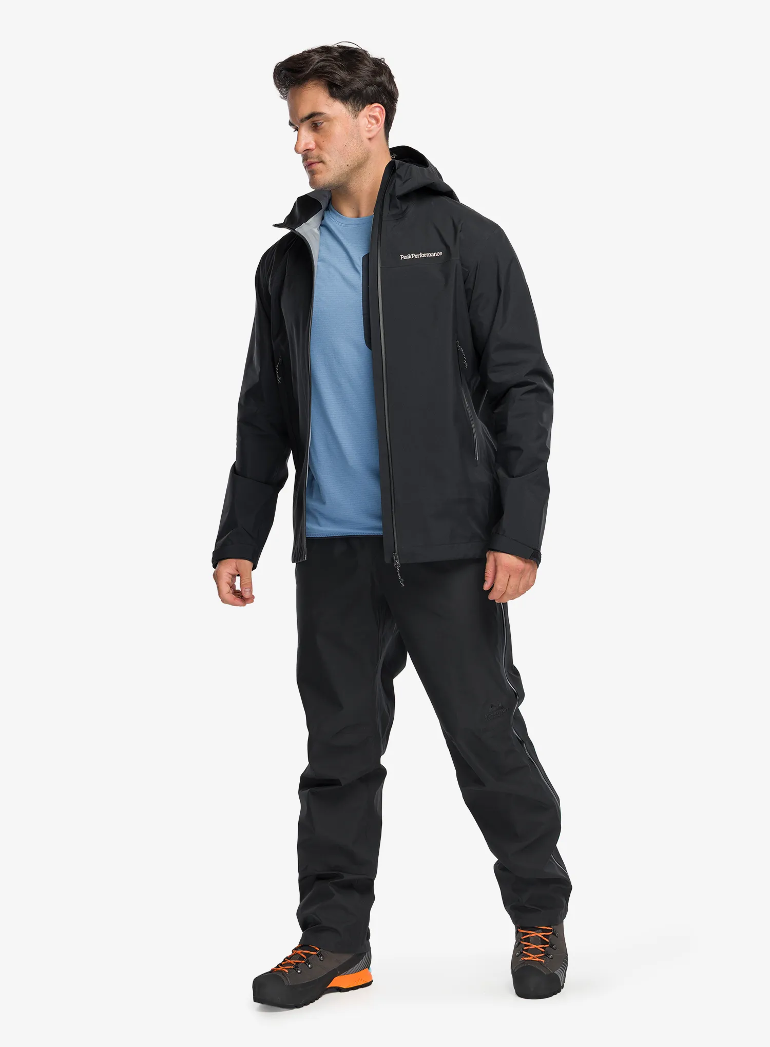 Striukė nuo lietaus Peak Performance Treeline GORE-TEX 3L Shell Jacket - black
