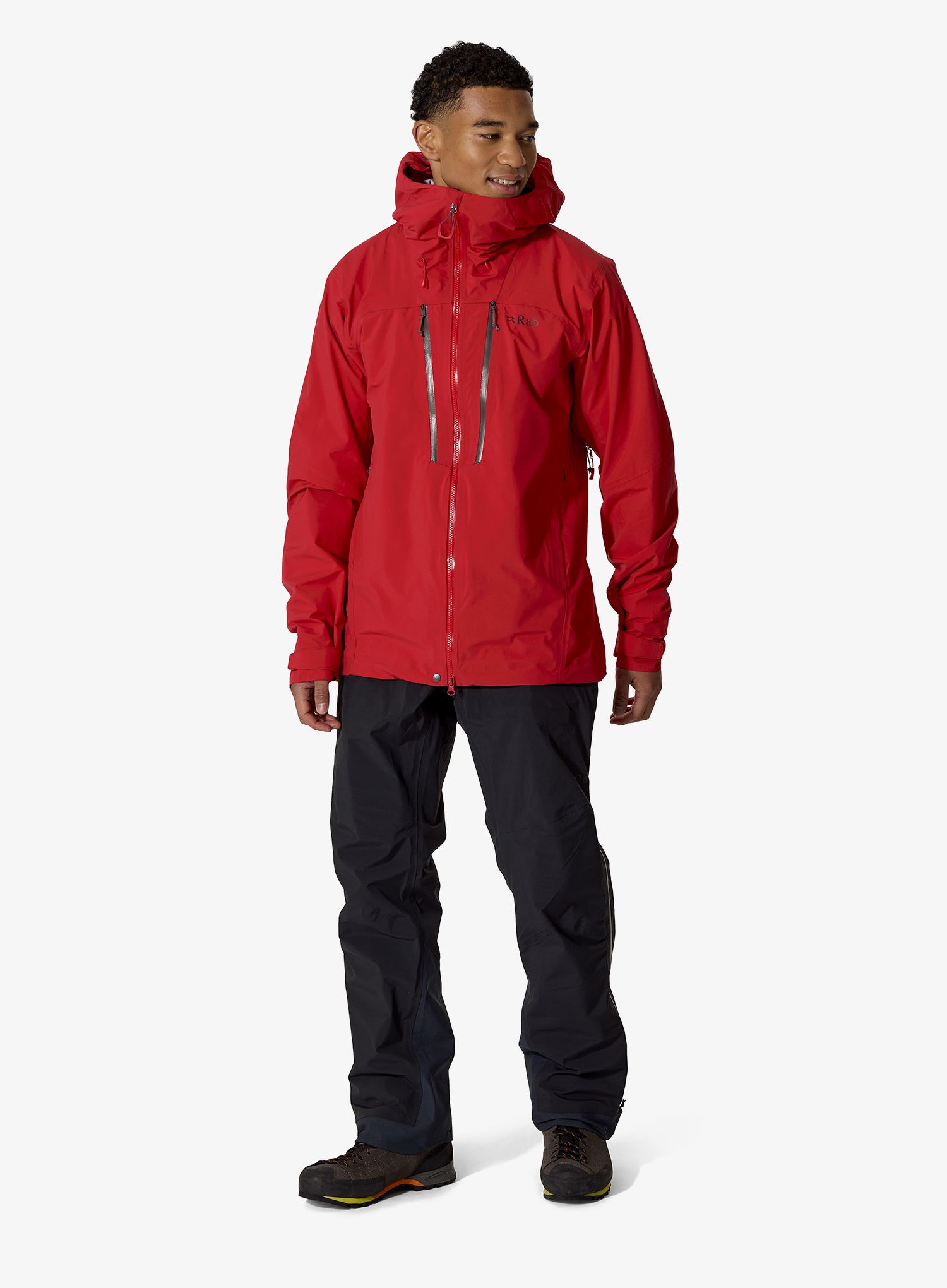 Striukė nuo lietaus Rab Firewall Guide Jacket - summit red