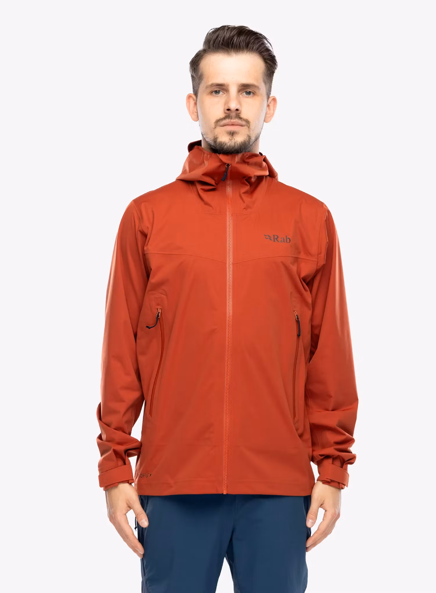 Striukė nuo lietaus Rab Kinetic 2.0 Jacket - tuscan red