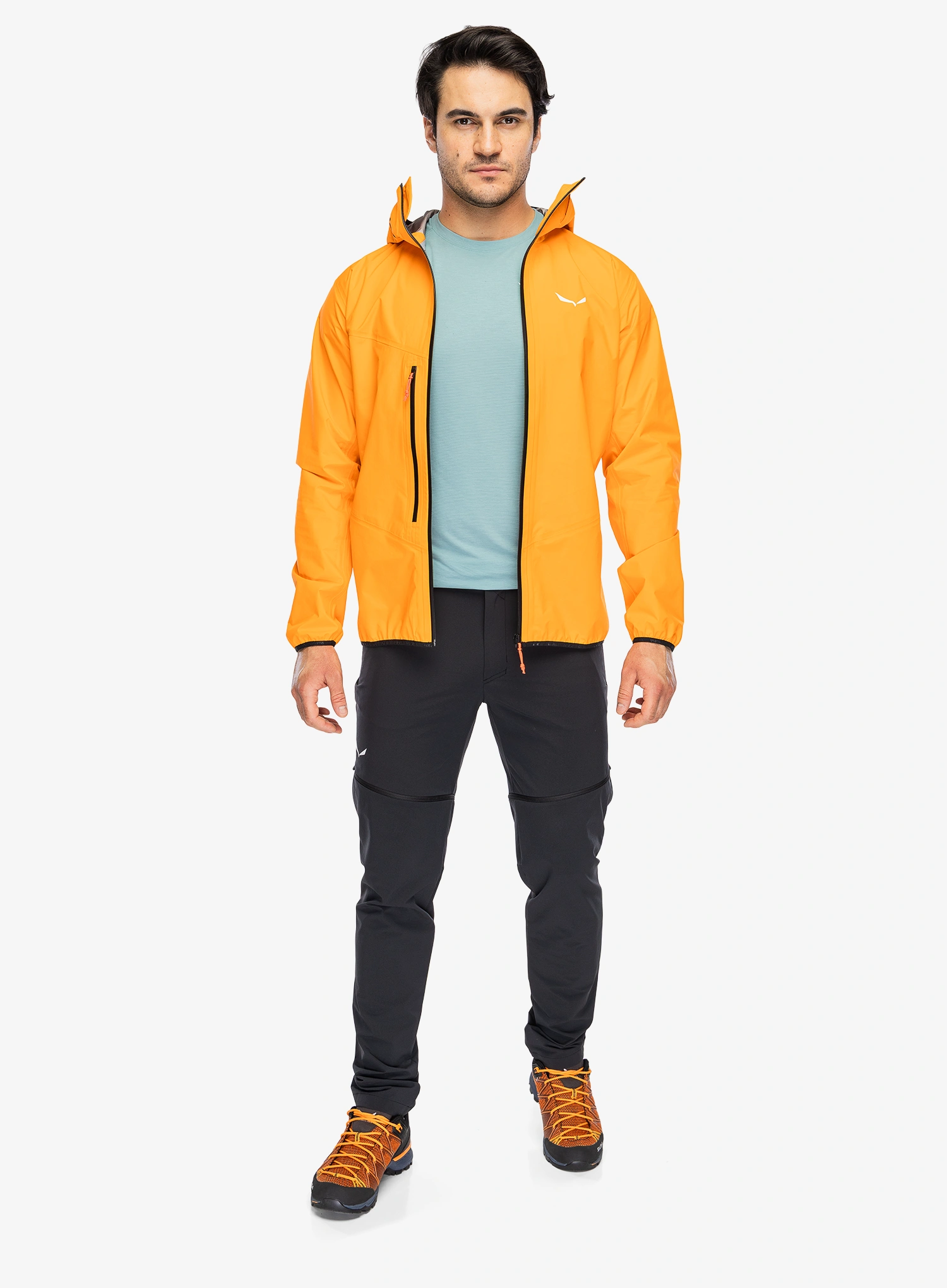 Striukė nuo lietaus Salewa Agner 3 PTX 3L Jacket - turmeric