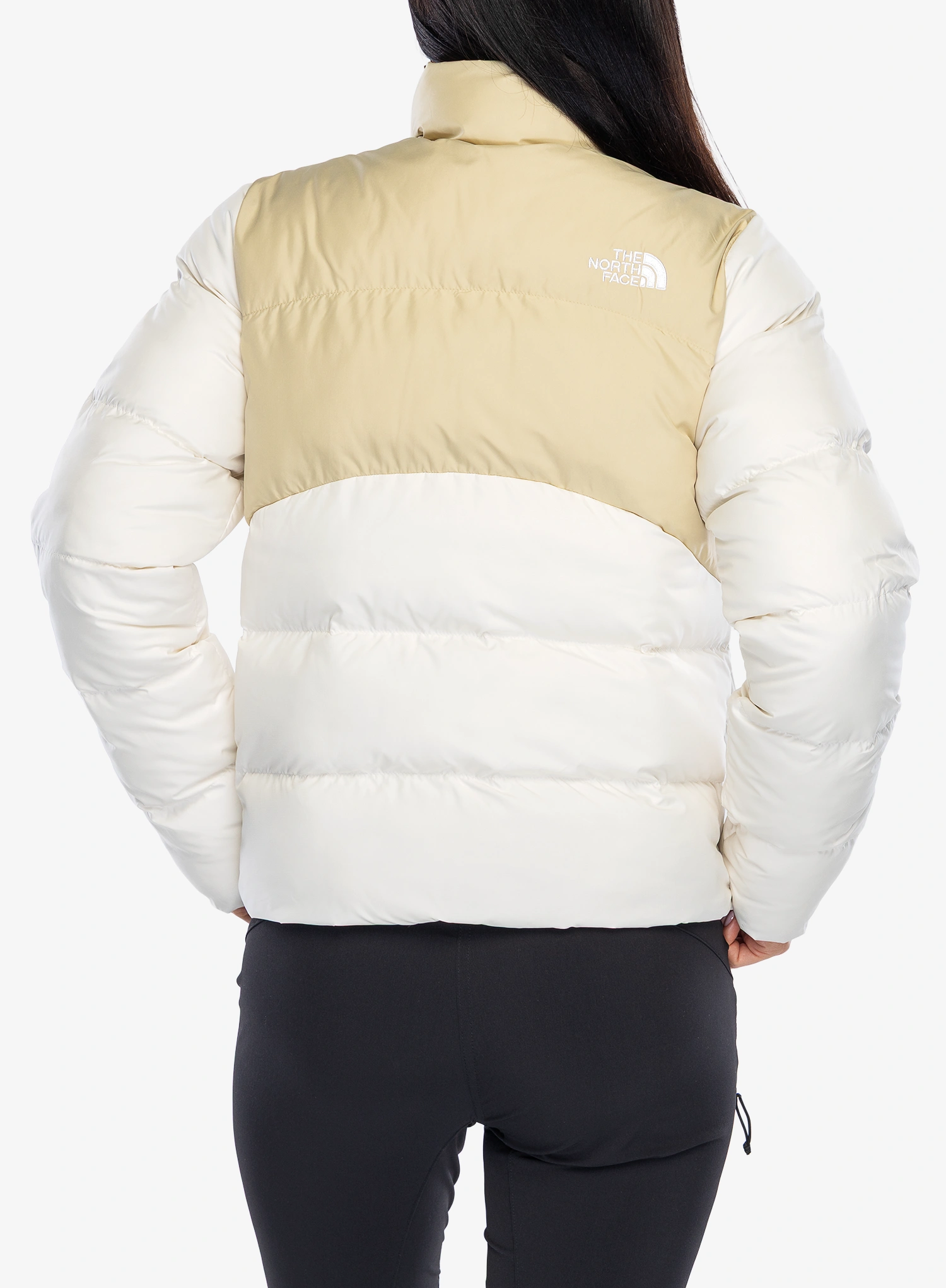 Žieminė striukė moterims The North Face Saikuru Jacket - gravel/white dune