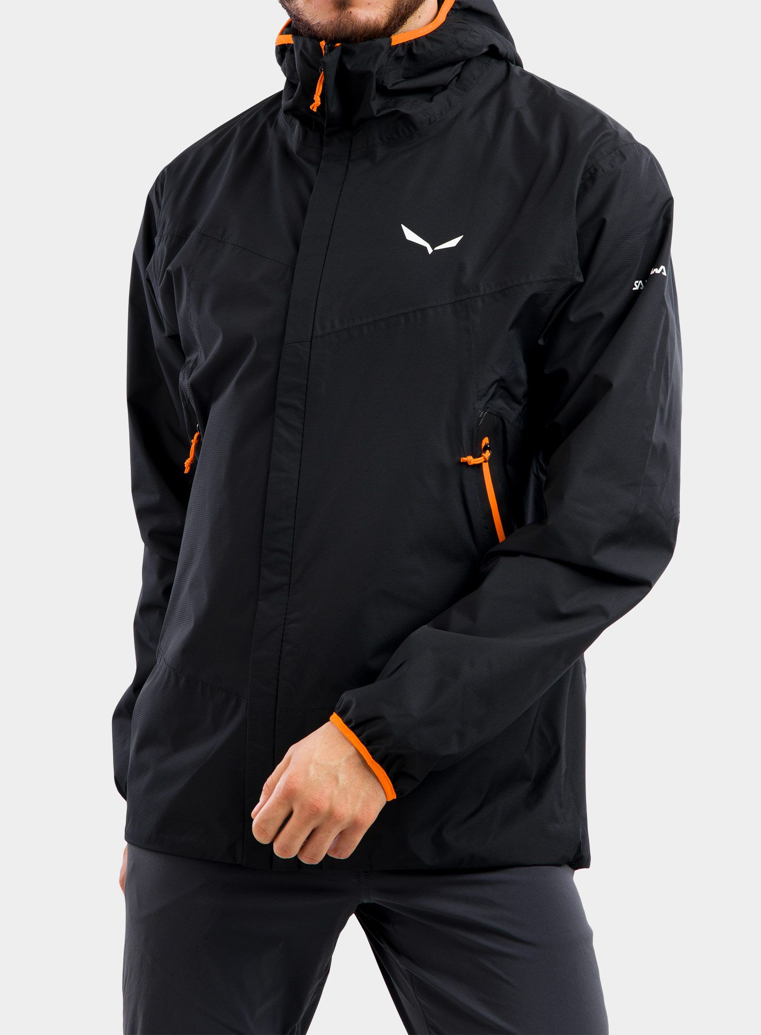 Lietaus striukė Salewa Pelmo PTX 2L Jacket - black out