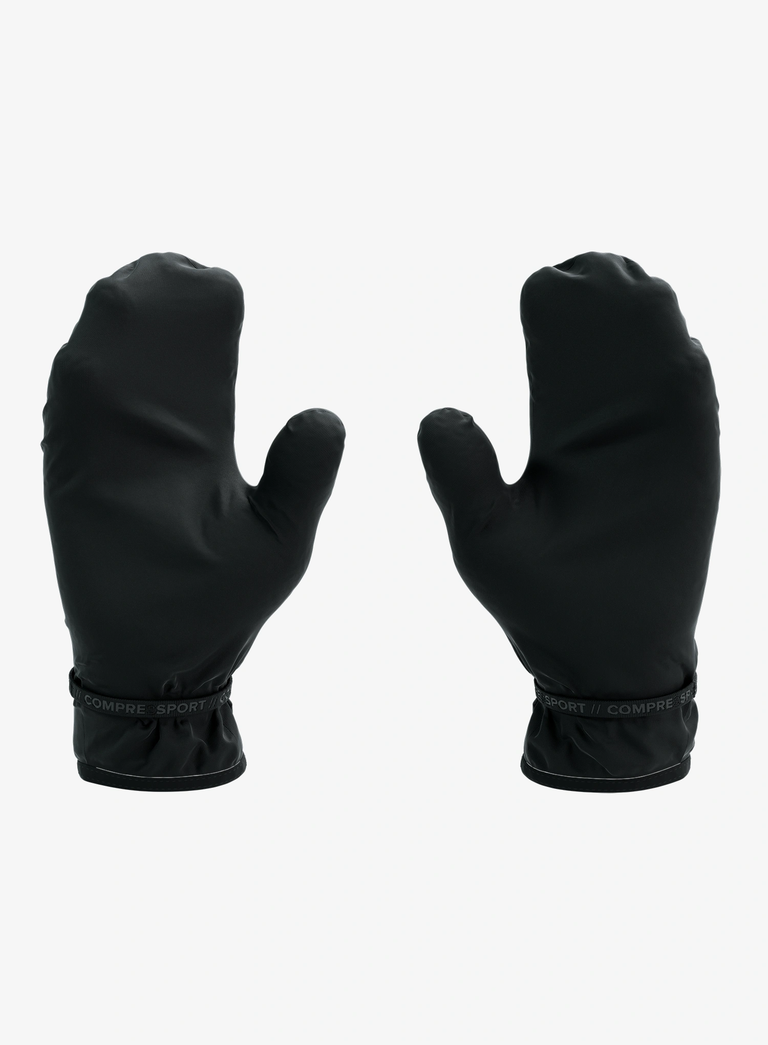 Kumštinės pirštinės Compressport Hurricane Waterproof Mittens - black