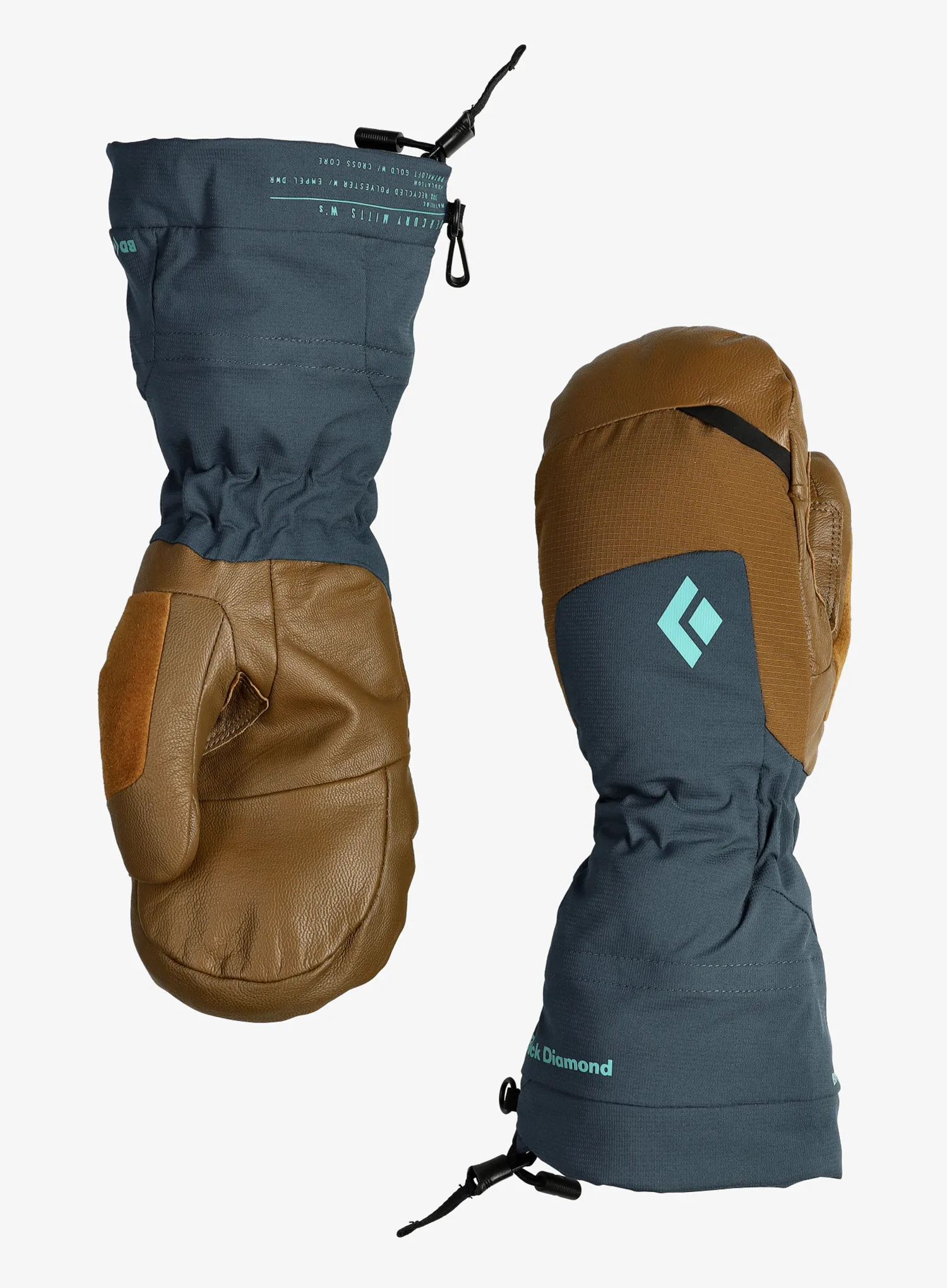 Kumštinės pirštinės moterims Black Diamond Mercury Mitts - azurite/azurite