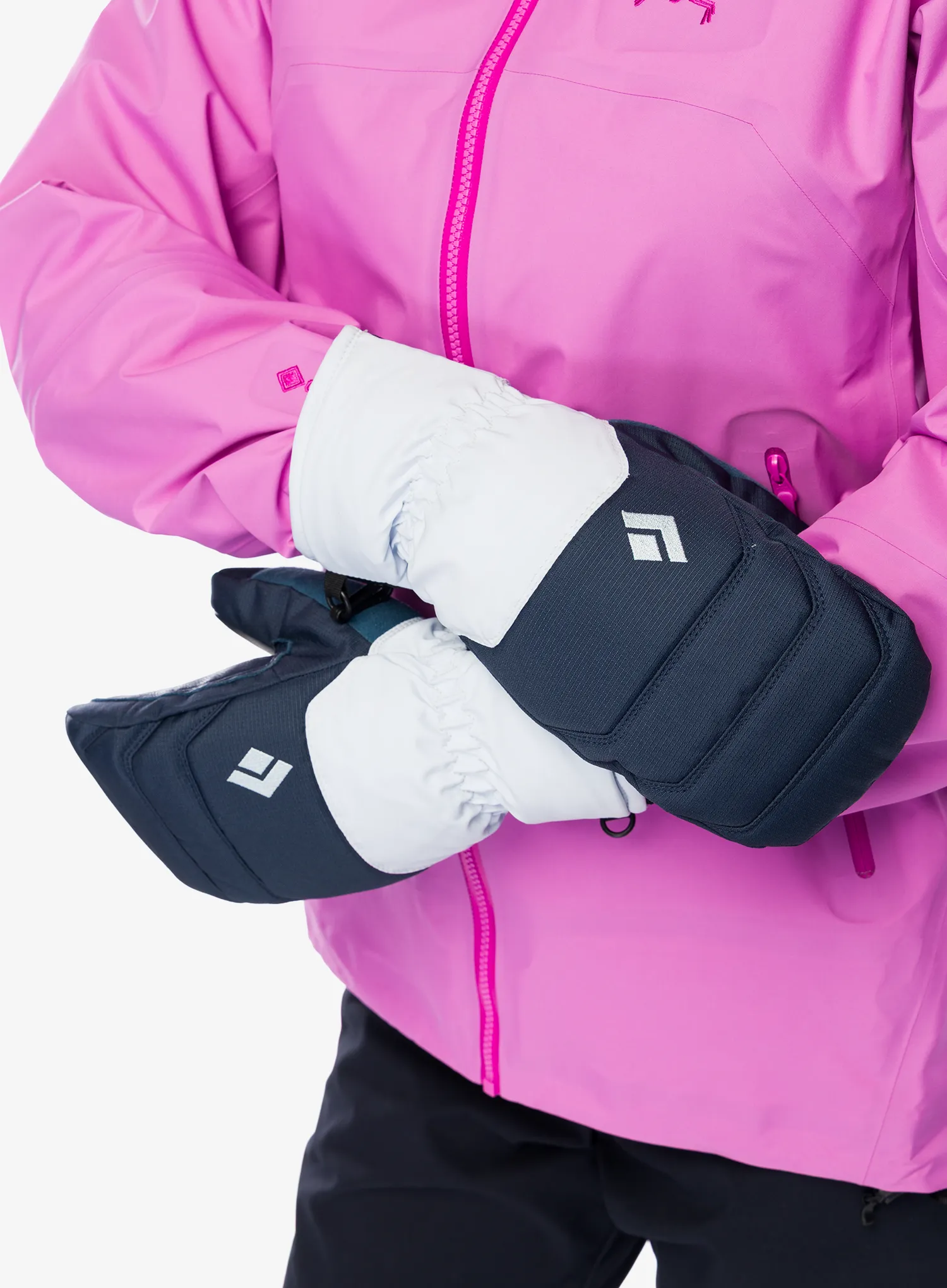 Kumštinės pirštinės moterims Black Diamond Mission MX Mitts - charcoal/blue
