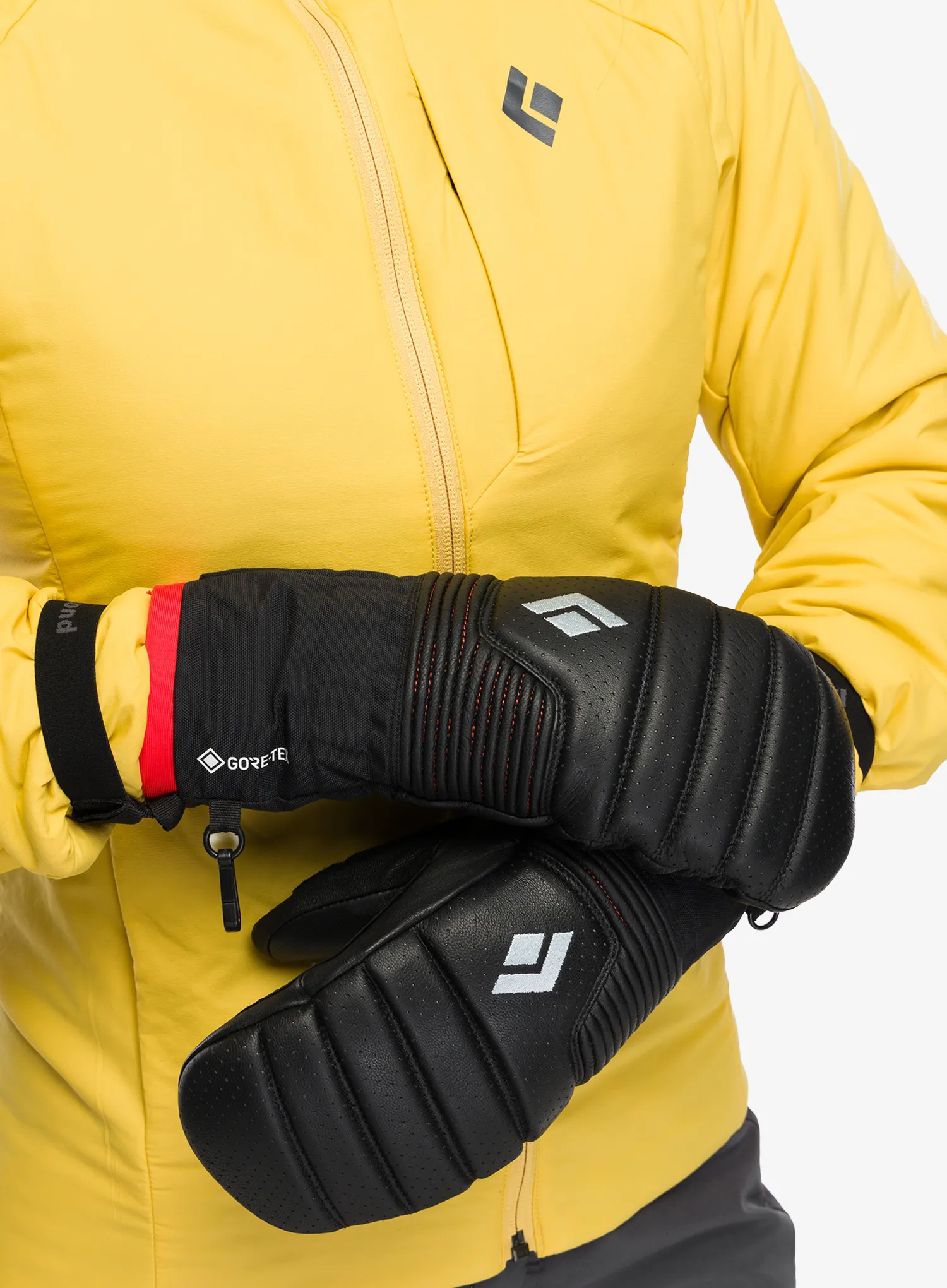 Kumštinės pirštinės moterims Black Diamond Progression Mitts - black/black