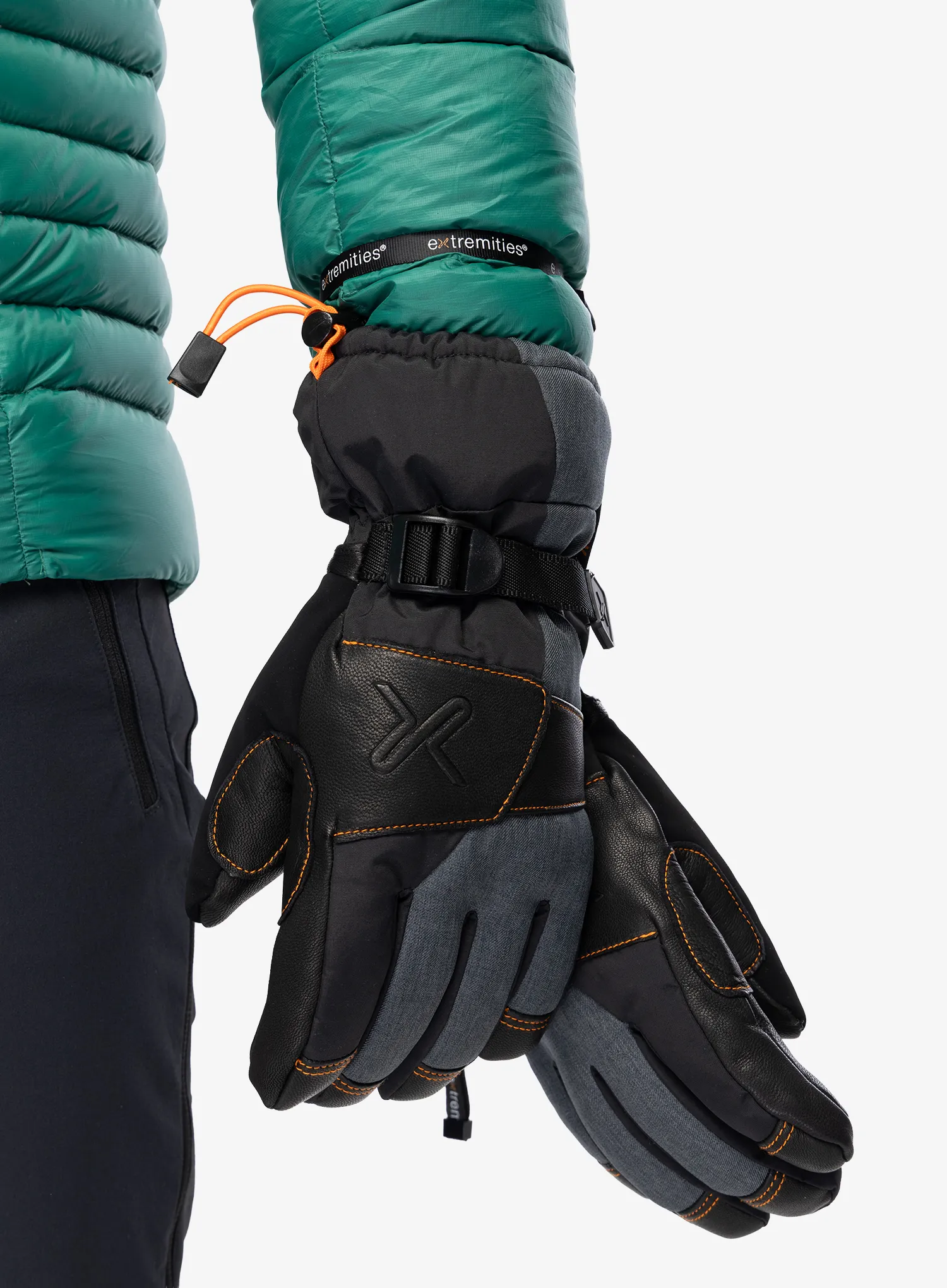 Kumštinės pirštinės Extremities Torres Peak Mitt - grey/black