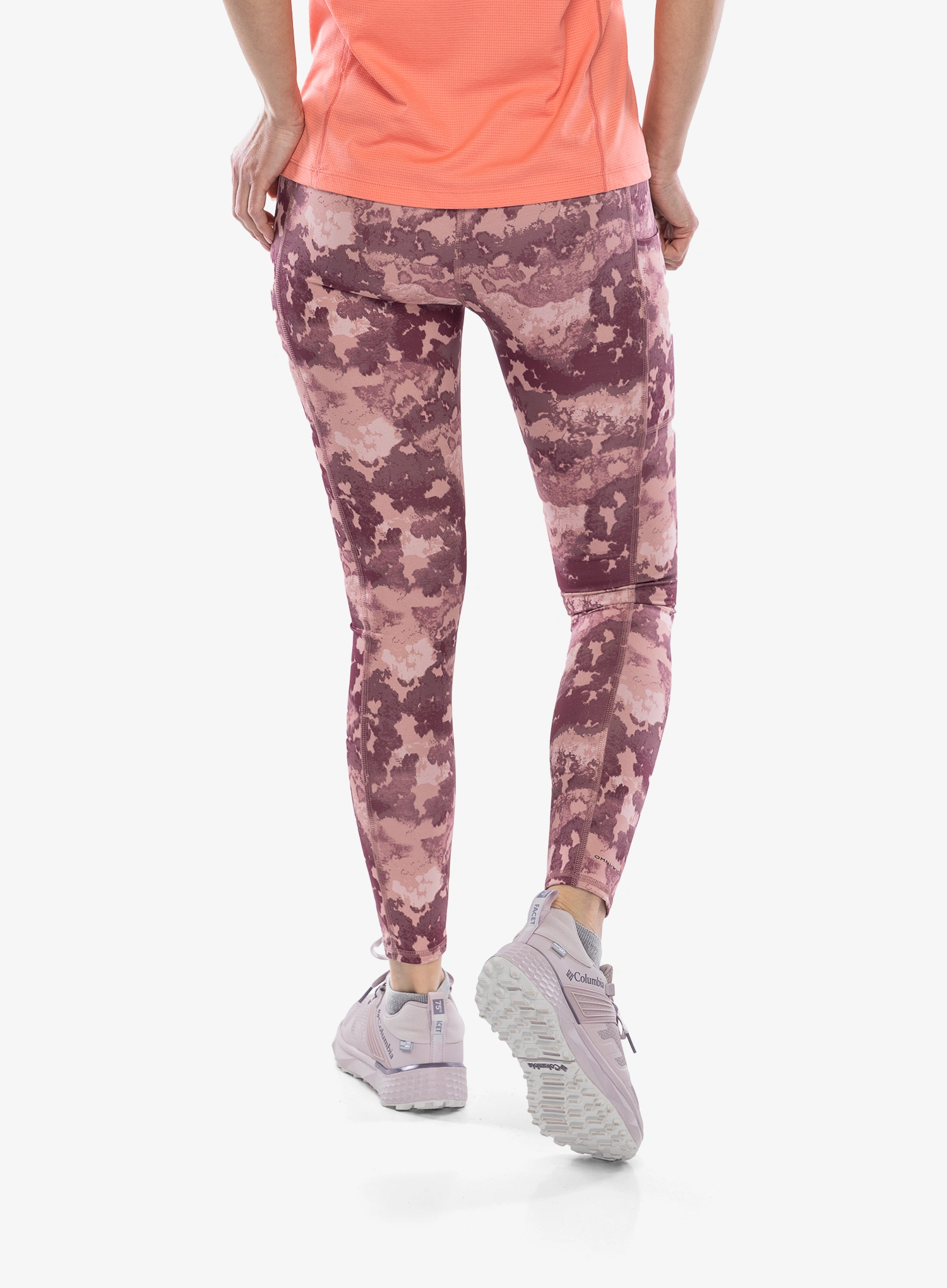 Moteriškos tamprės Columbia Boundless Trek Legging - eraser pink deco camo