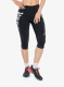 Moteriškos tamprės bėgimui Crazy Mid-Short Pressure - black/zebra