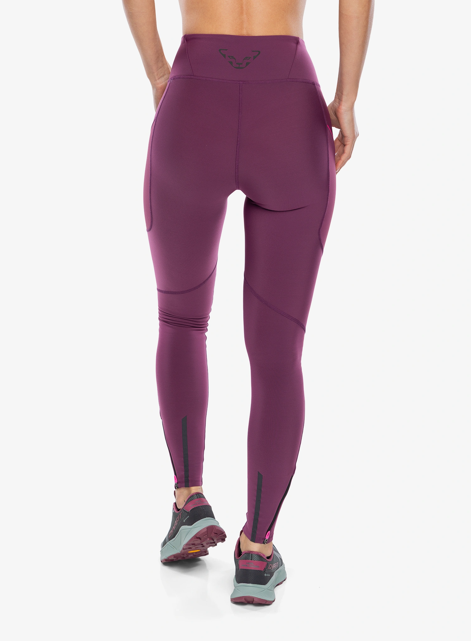 Moteriškos tamprės bėgimui Dynafit Winter Runnig Tights - amaranth