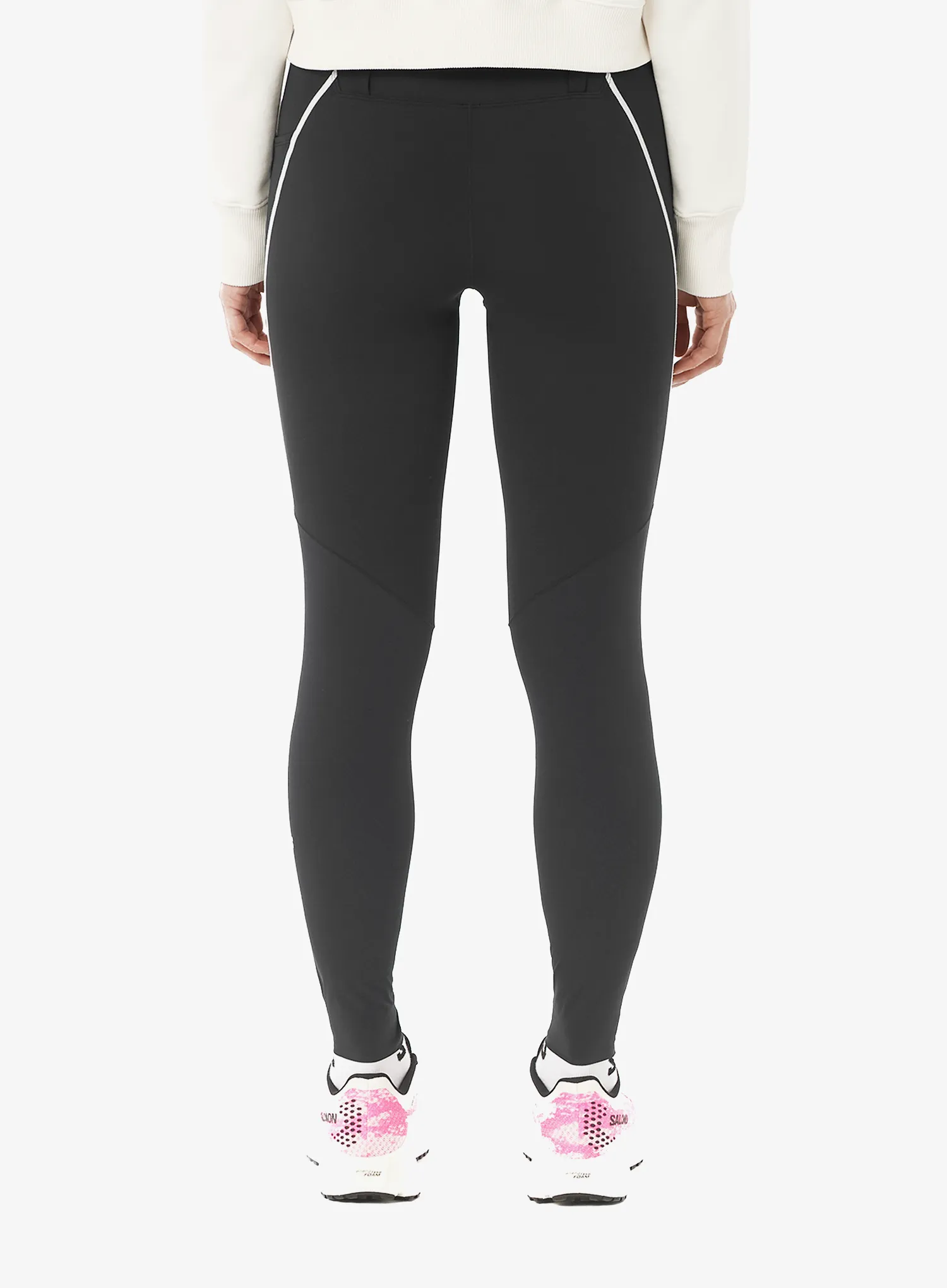Moteriškos tamprės bėgimui Salomon Sense Stow Tights - deep black