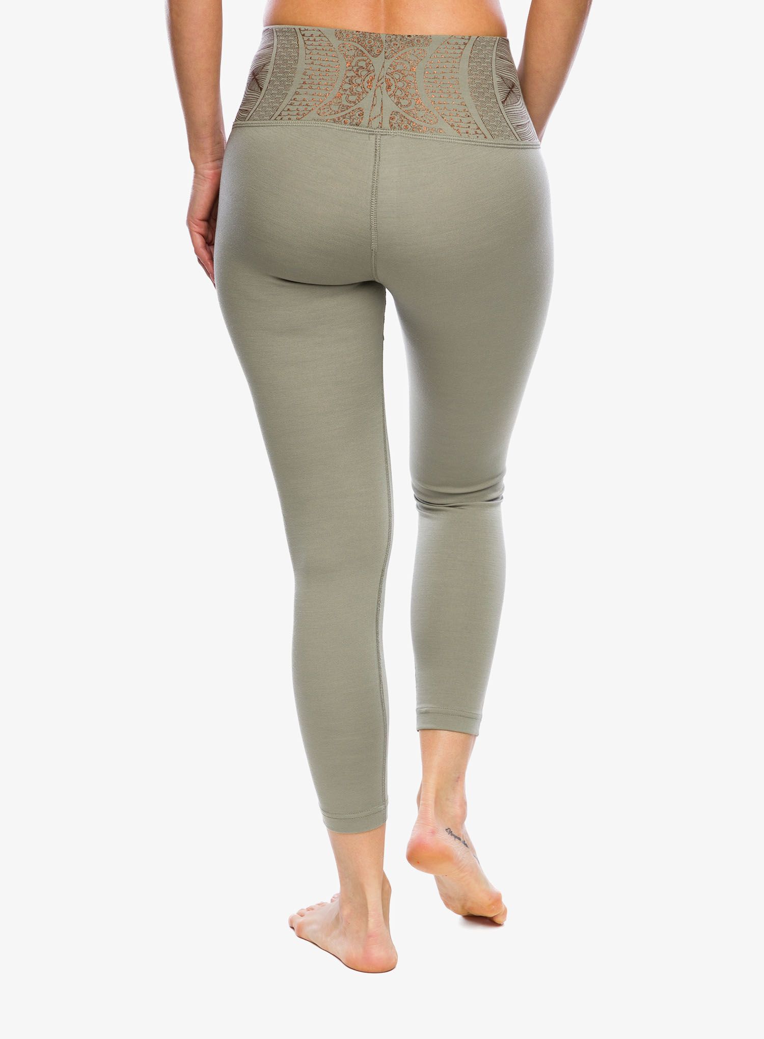 Moteriškos tamprės Super.natural Arabesque Tights - dried sage/copper