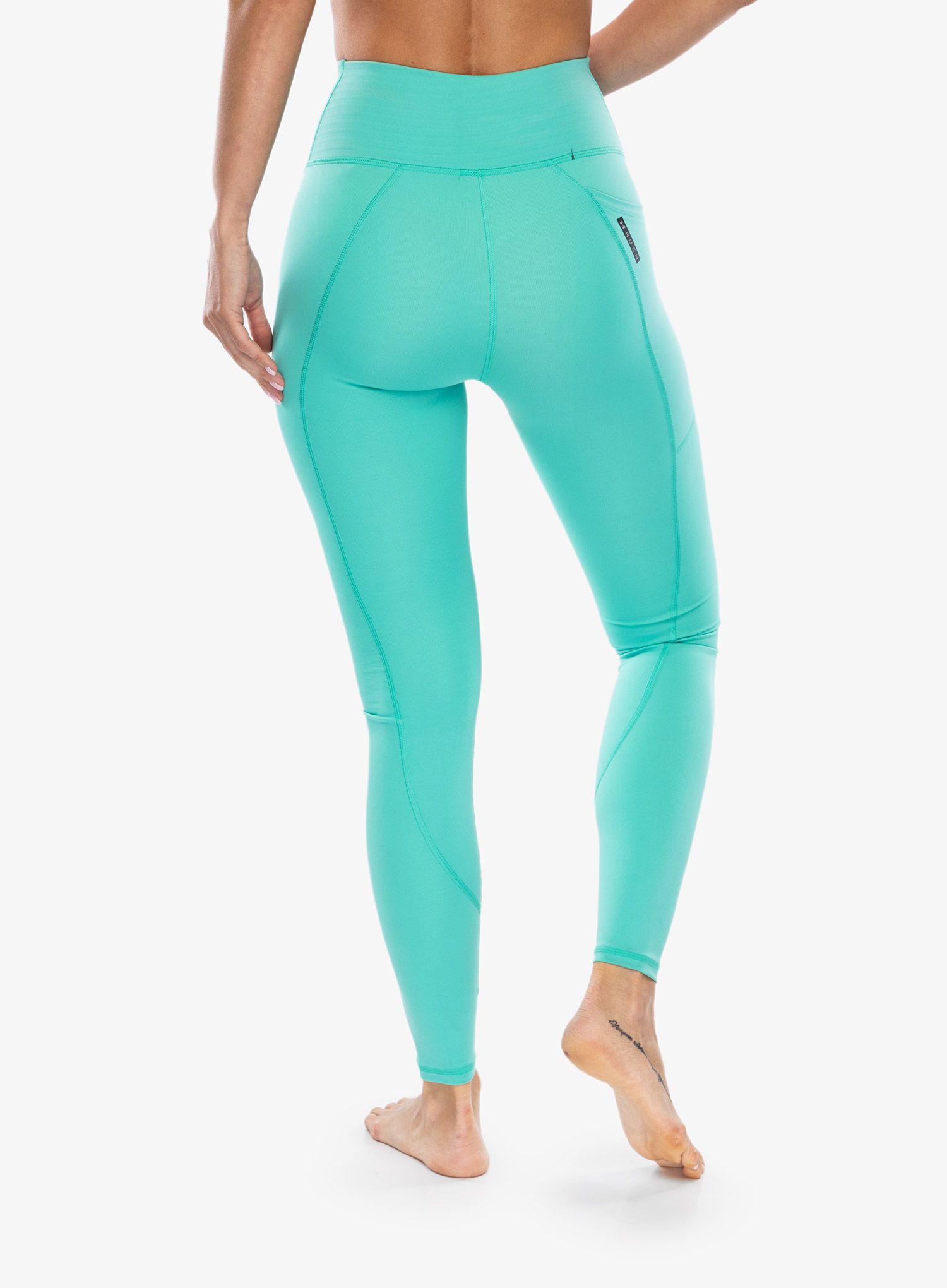 Moteriškos tamprės bėgimui Under Armour Rush Legging NS - neptune/iridescent