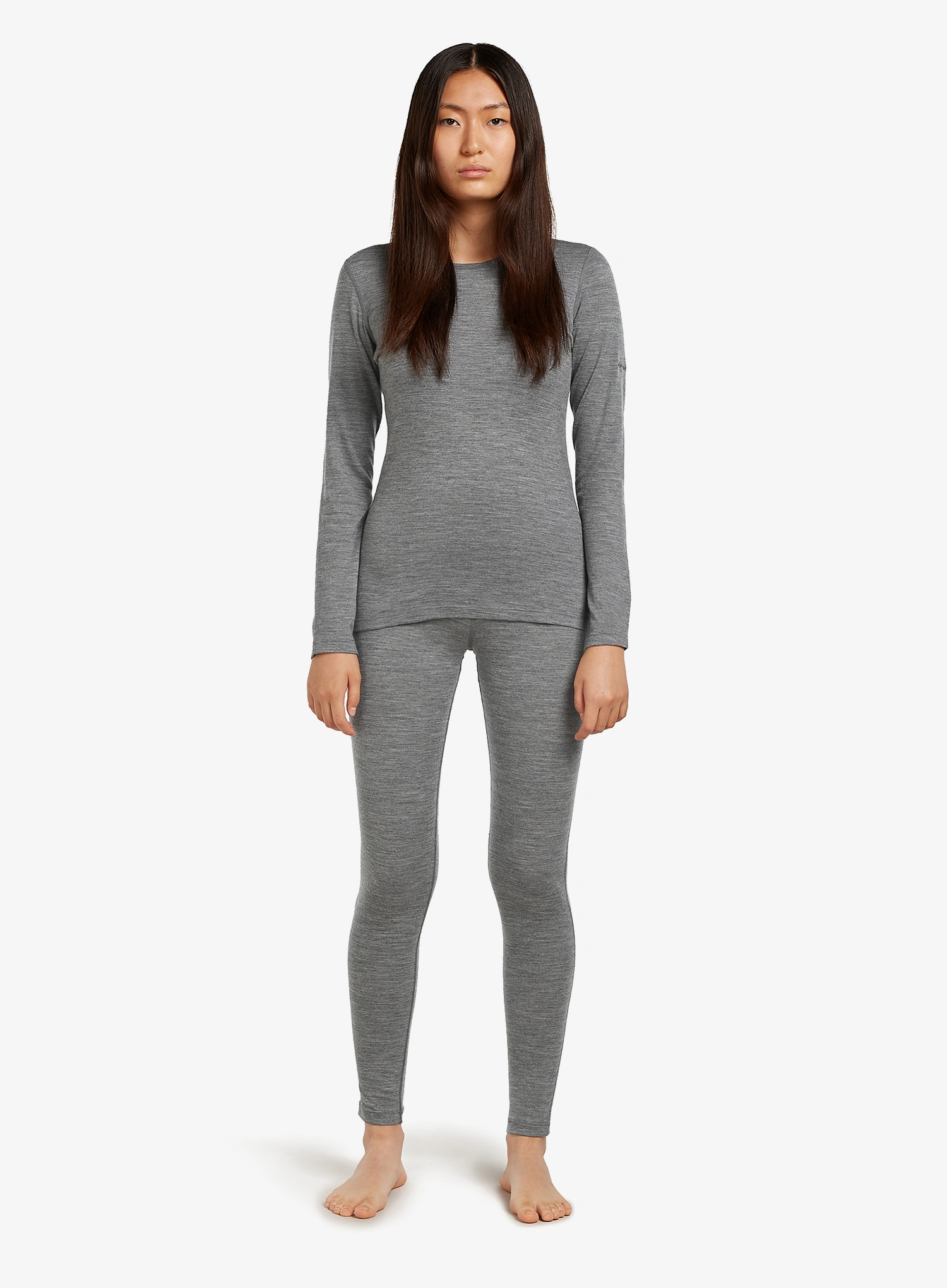 Moteriškos termo tamprės Icebreaker 200 Oasis Leggings - gritstone hthr