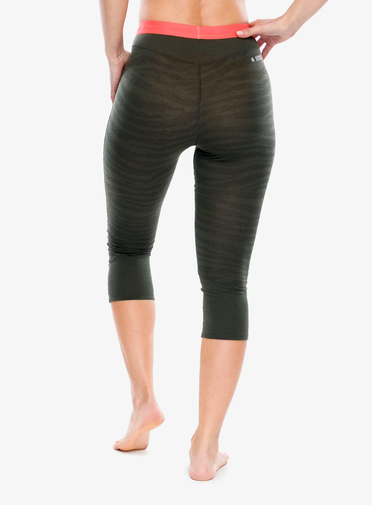 Moteriškos termo tamprės Salewa Cristallo Warm Amr 3/4 Tight - dark olive