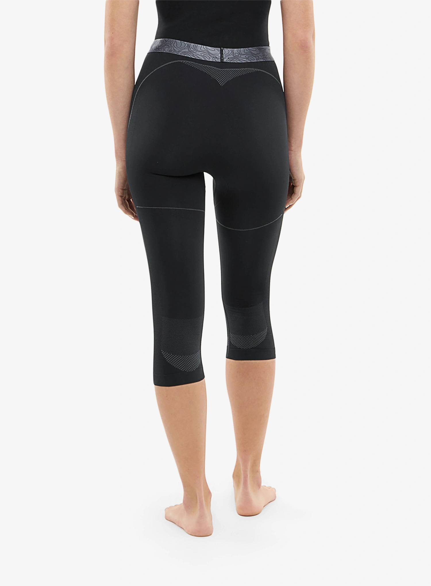 Moteriškos termo tamprės Viking Base Layer Gaja 3/4 Pants - black
