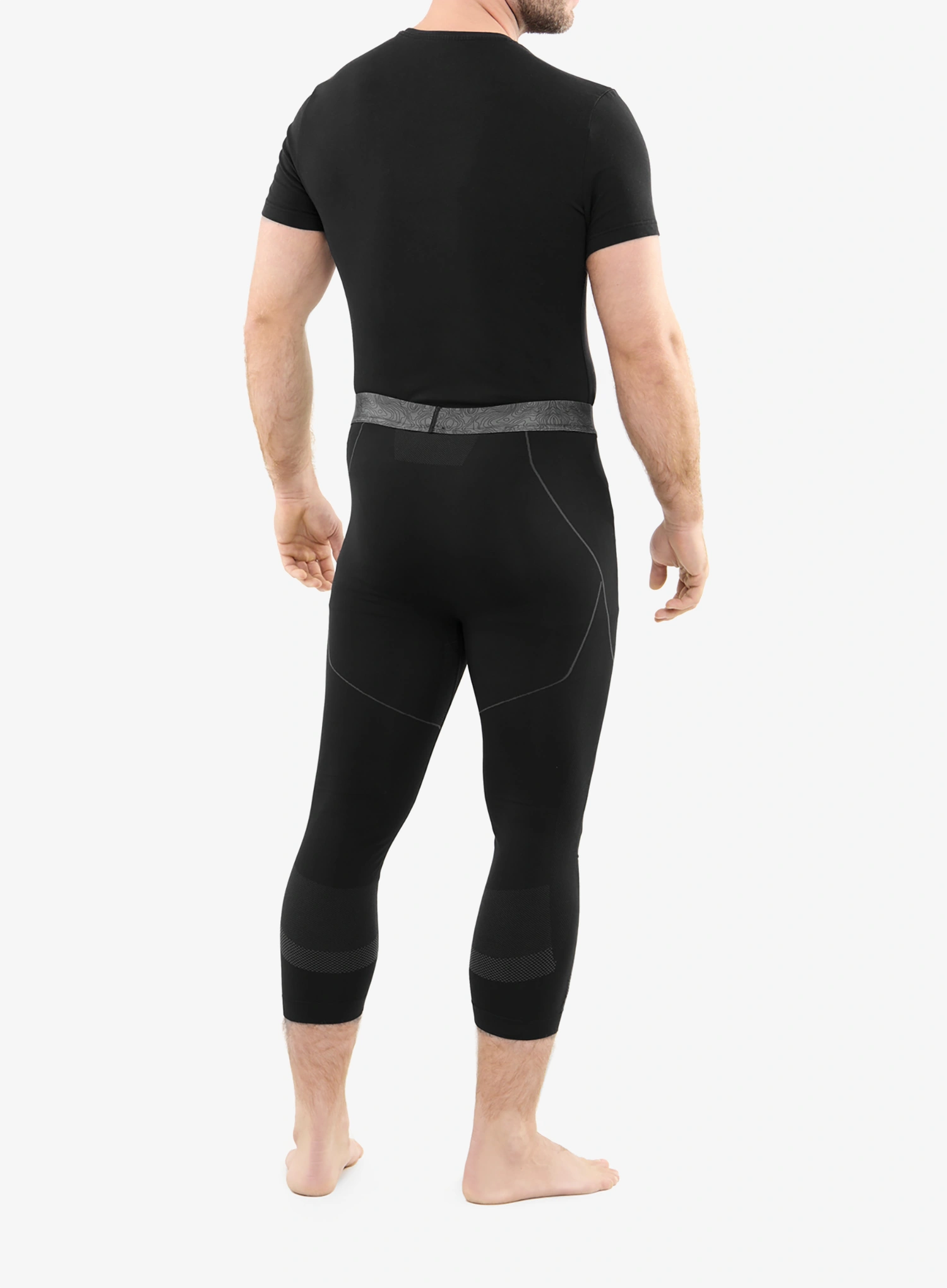 Termo tamprės Viking Base Layer Gary 3/4 Pants - black