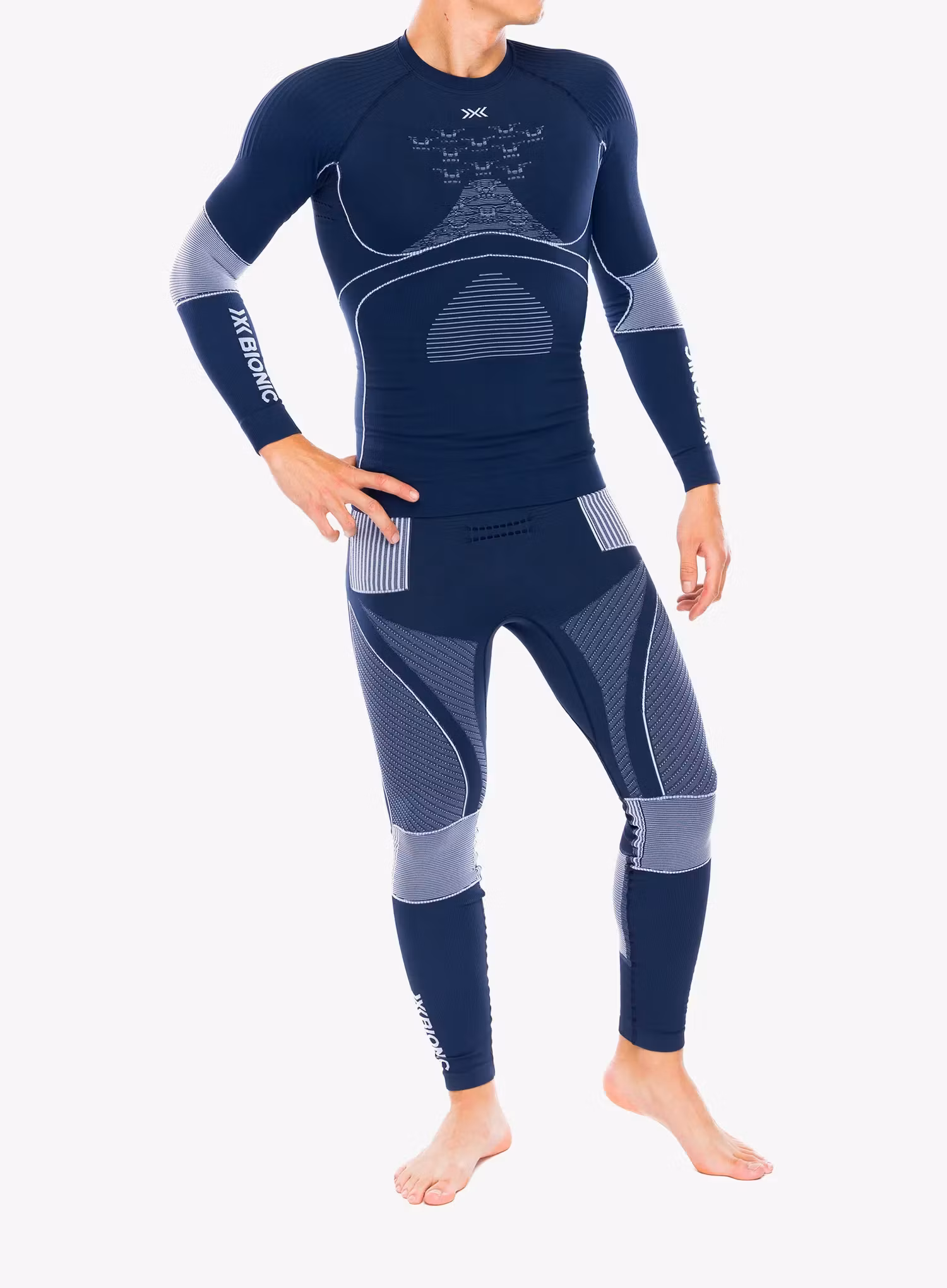 Termo tamprės X-Bionic Energy Accumulator 4.0 - marine/optical white