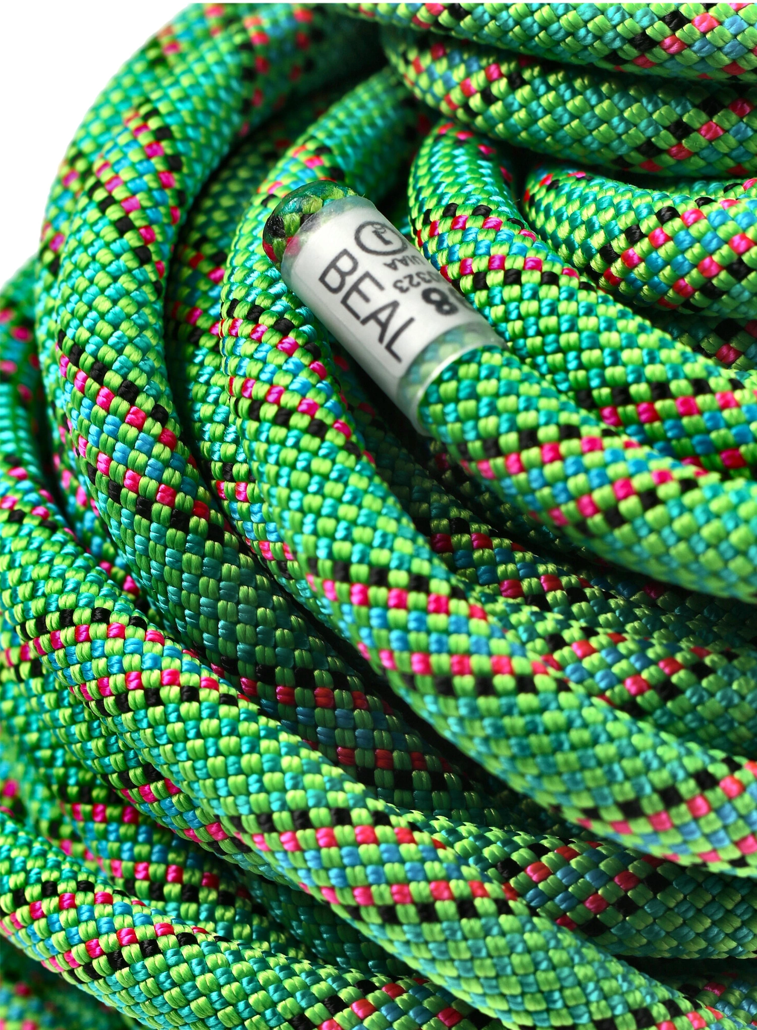 Dinaminė virvė Beal Tiger Unicore 10 mm x 70 m Dry Cover  - green