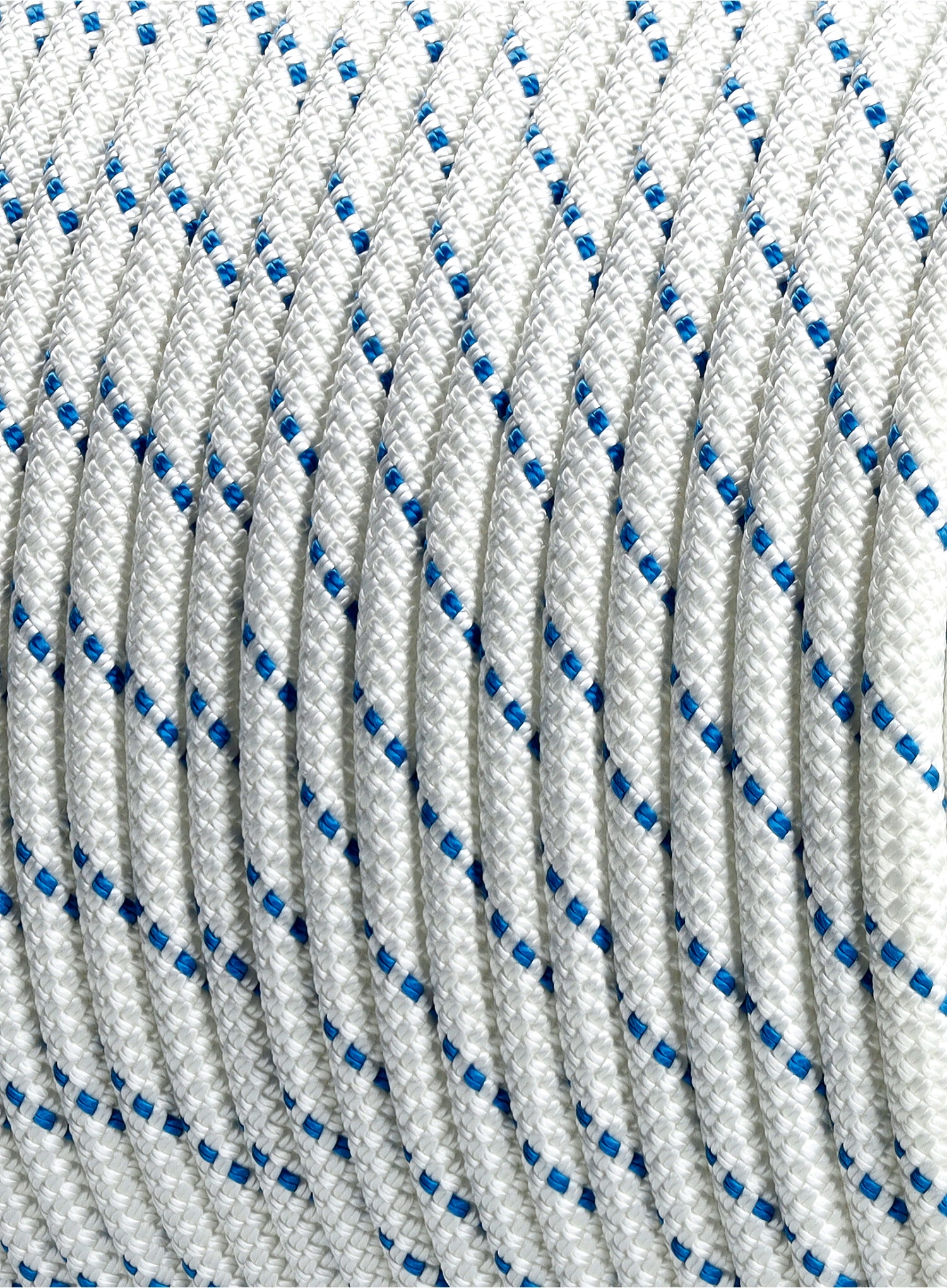 Pusiau statinė virvė Beal Spelenium 10,5 mm - white/blue