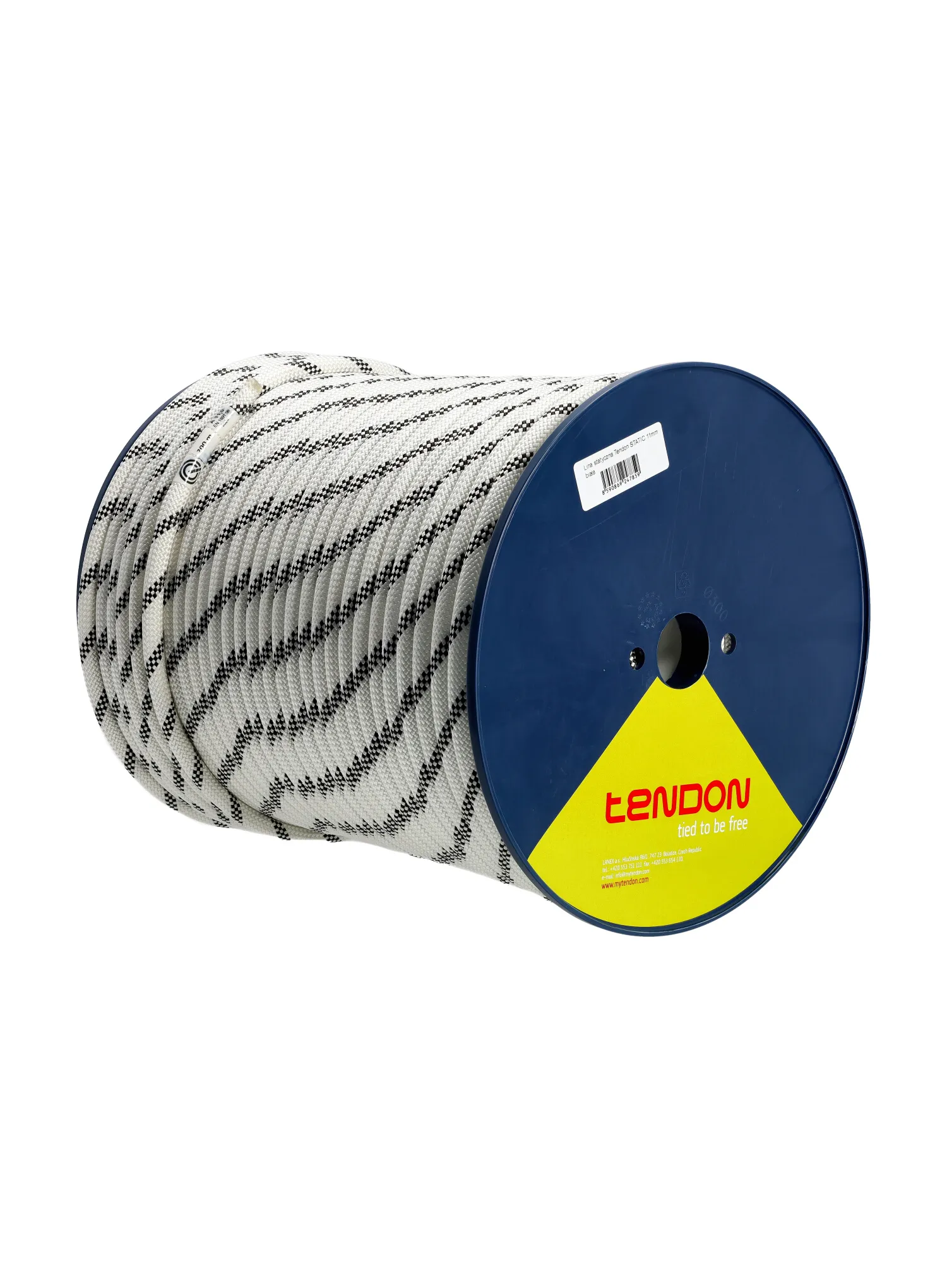 Statinė virvė Tendon Static 11 mm - white