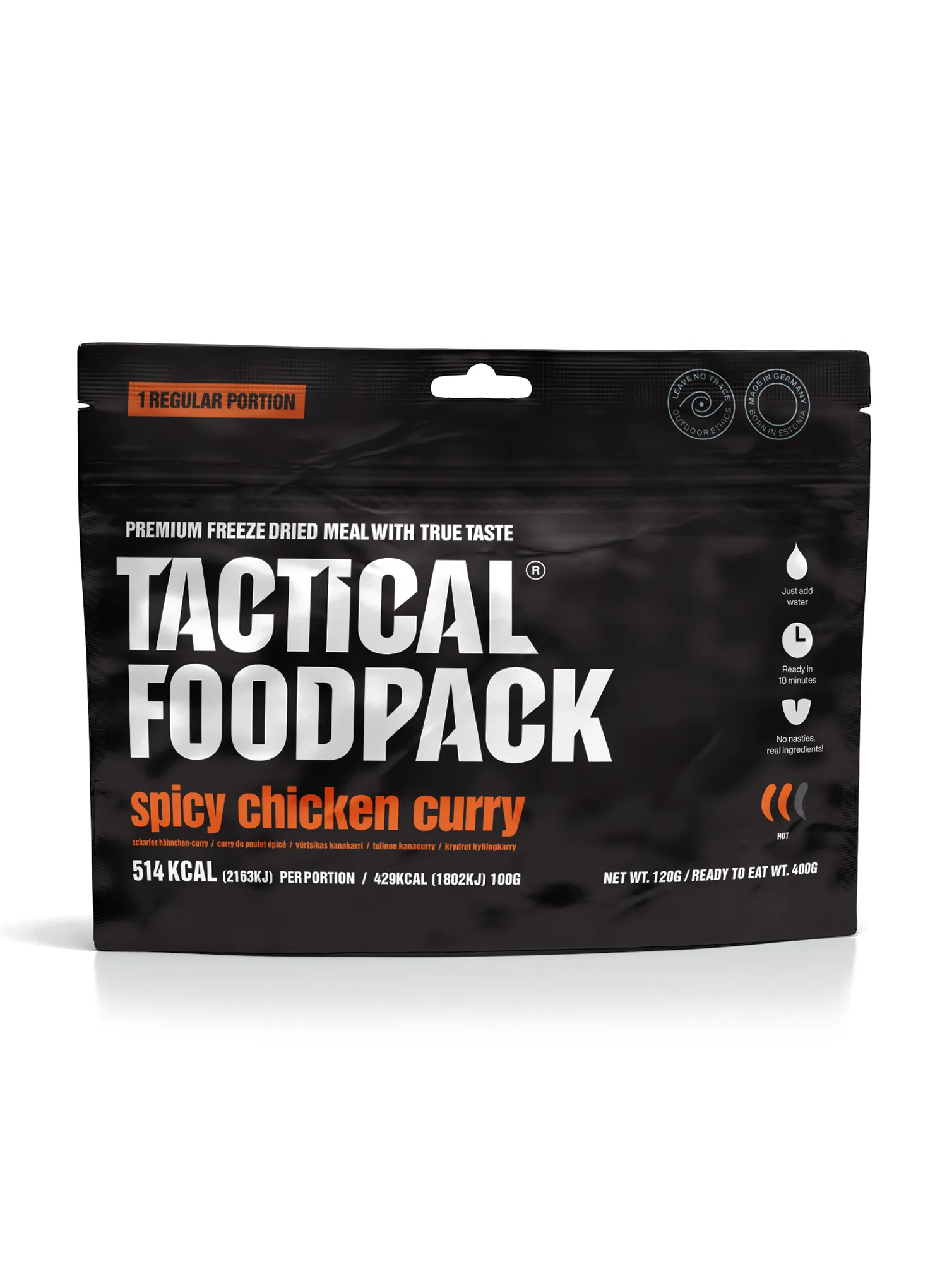 Liofilizatas Tactical Foodpack Aštrus vištienos karis 400 g