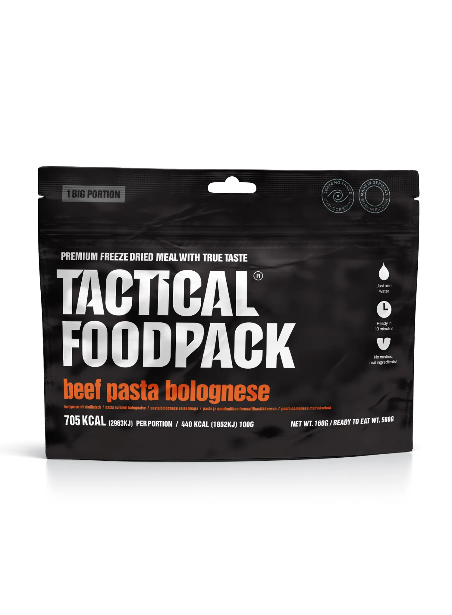 Liofilizatas Tactical Foodpack Spaghetti Bolognese su jautiena 580 g