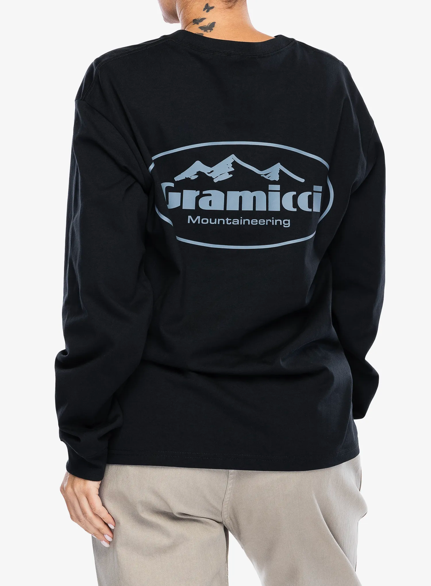 Longsleeve Gramicci Mountaineering LS Tee - vintage black