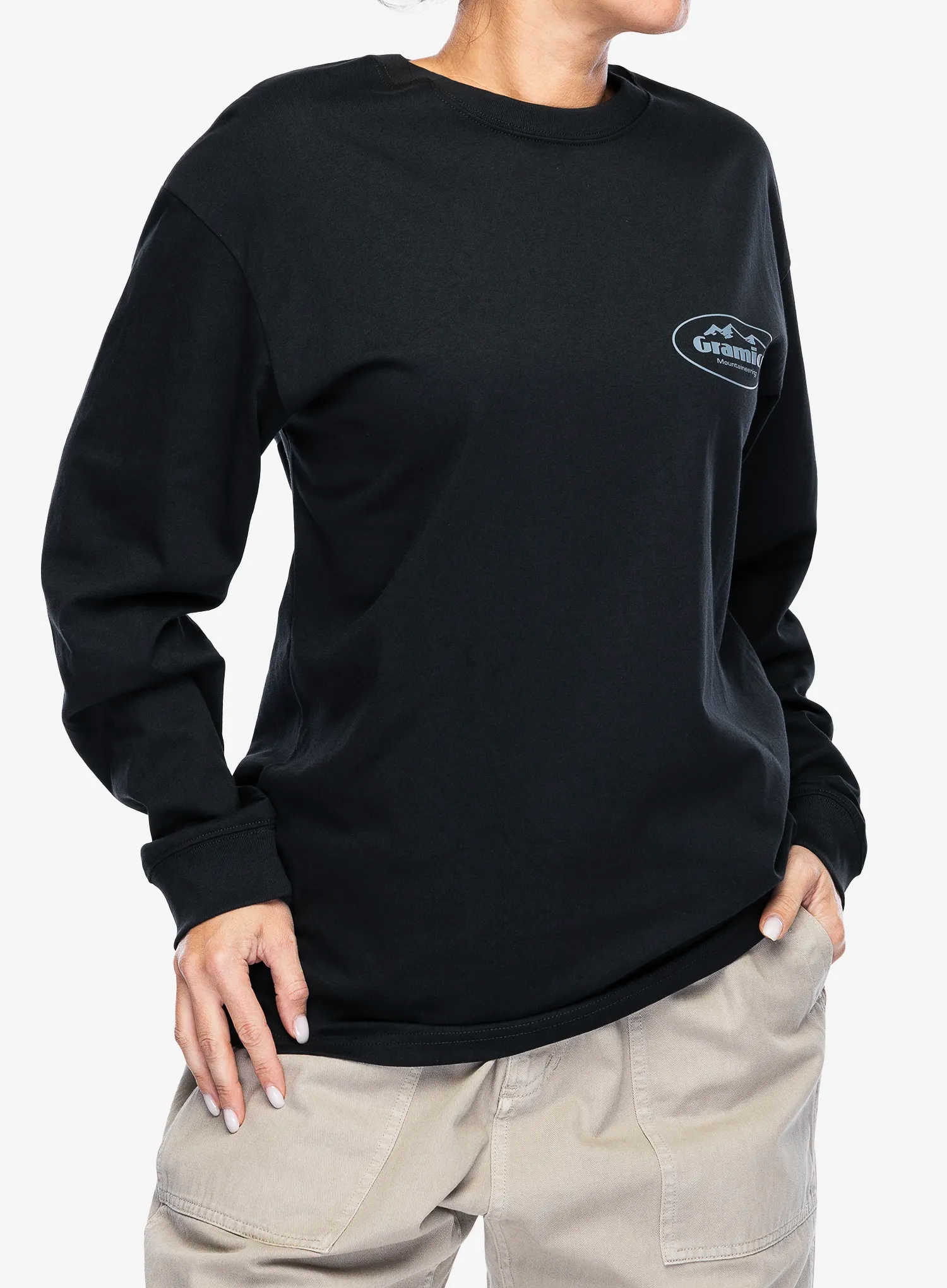 Longsleeve Gramicci Mountaineering LS Tee - vintage black