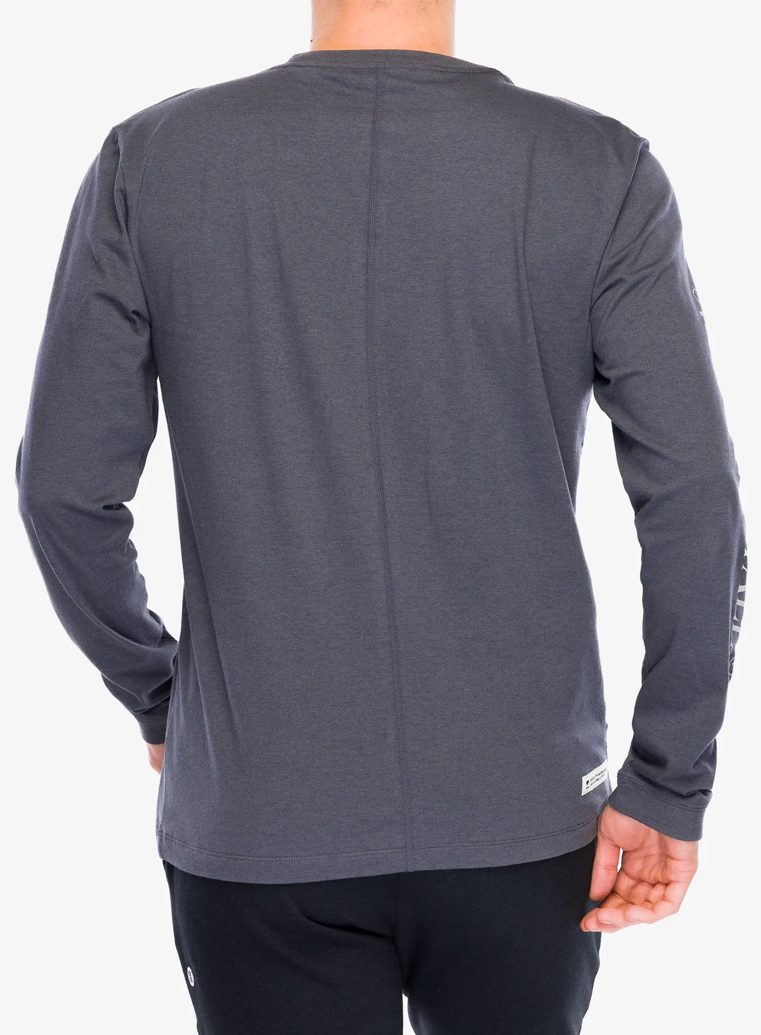 Longsleeve Mons Royale Yonder Merino Organic Cotton Long Sleeve - vintage black