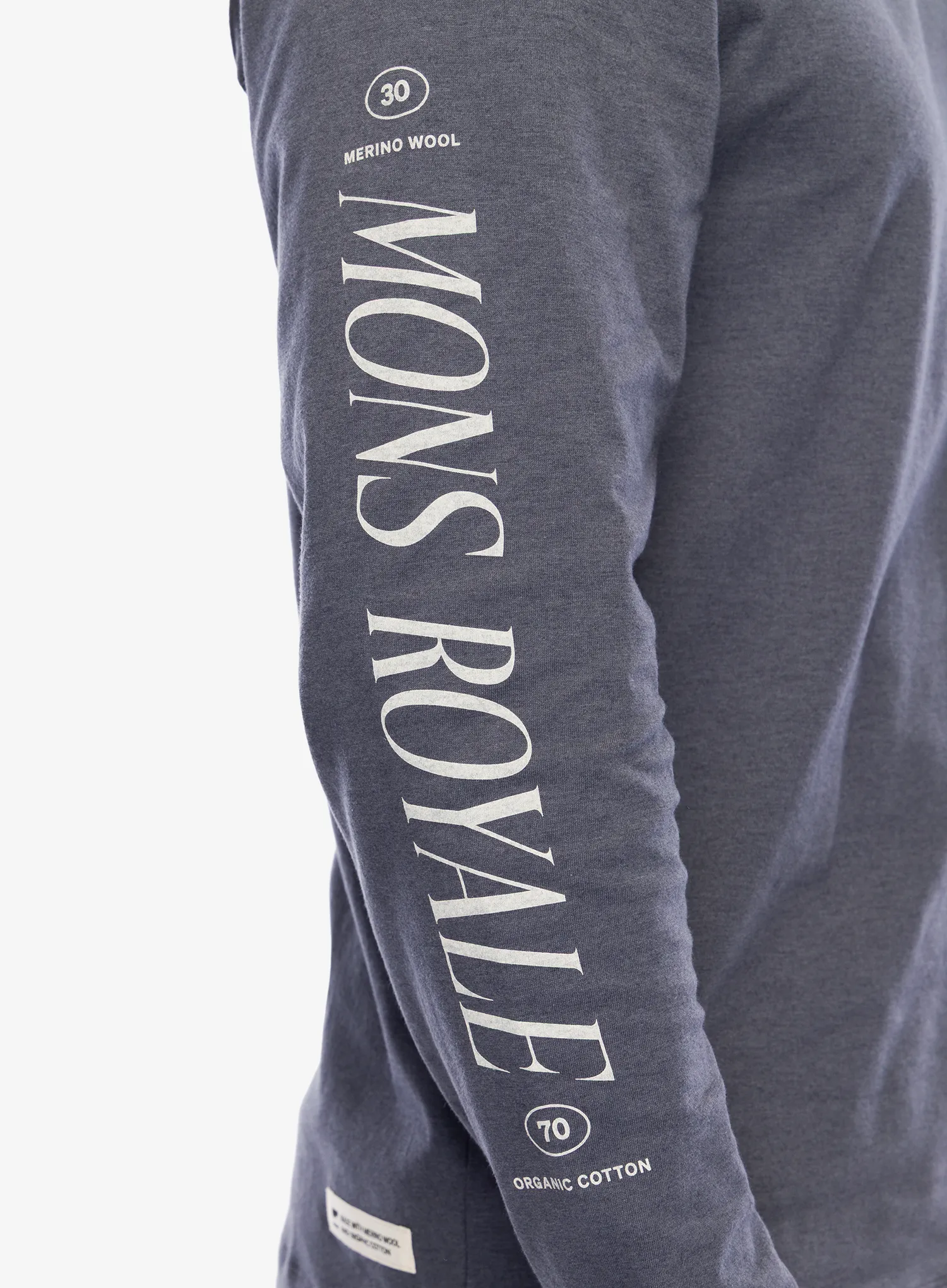 Longsleeve Mons Royale Yonder Merino Organic Cotton Long Sleeve - vintage black