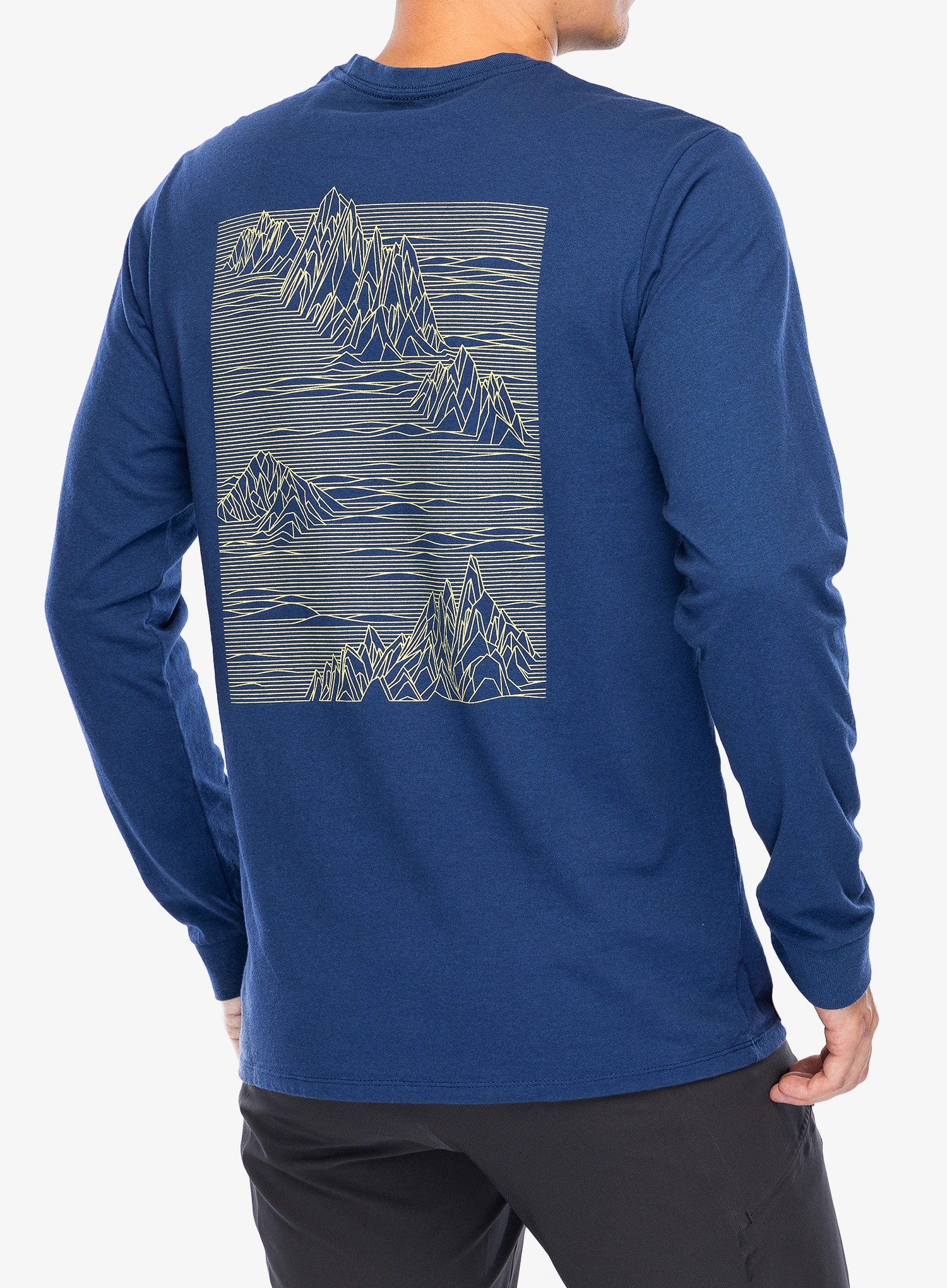Longsleeve Patagonia L/S Strataspire Responsibili-Tee - clement blue