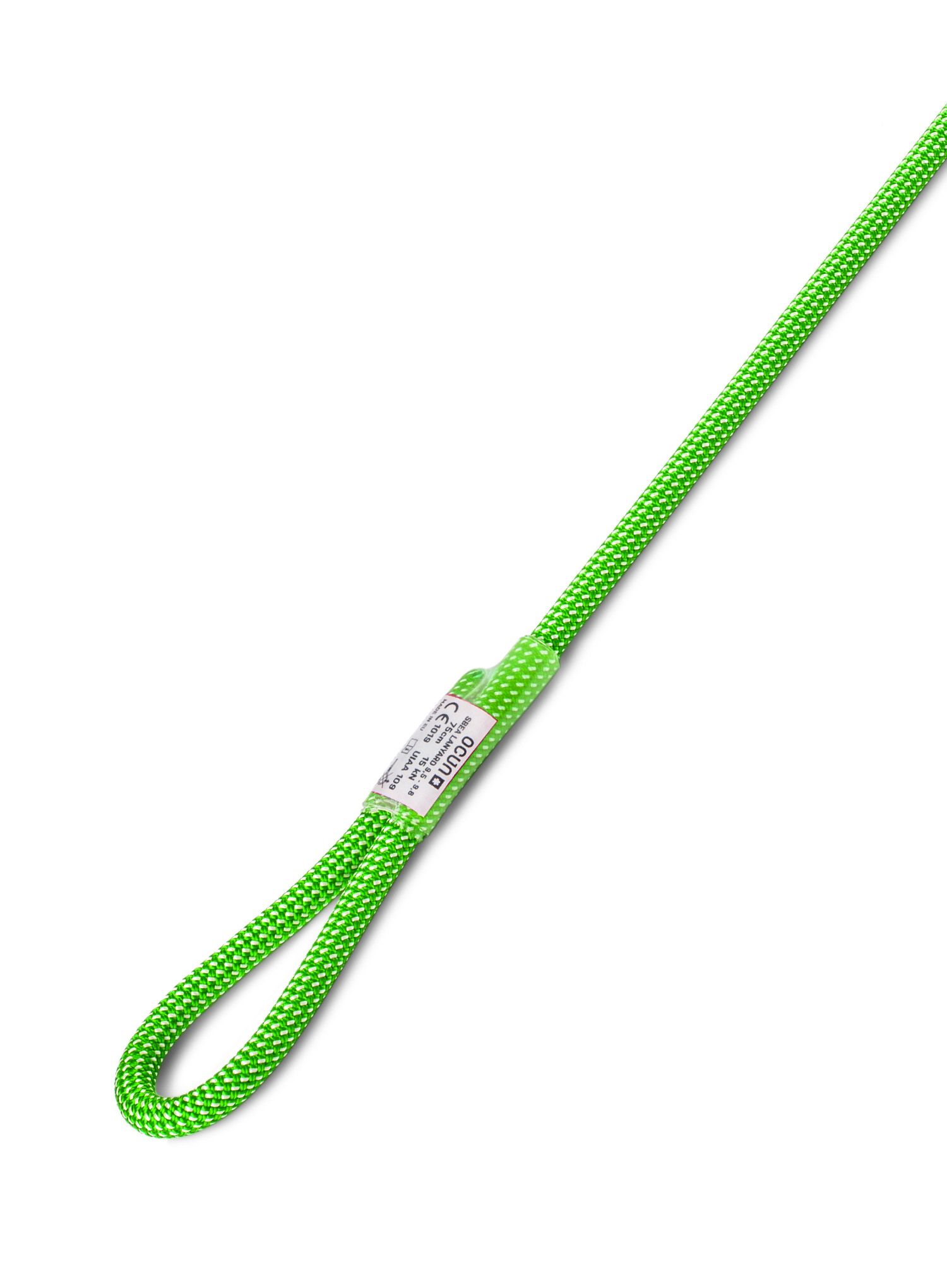 Smūgio sugėrėjas Ocun Sbea Lanyard 9,5 mm 75 cm - green/ice mint