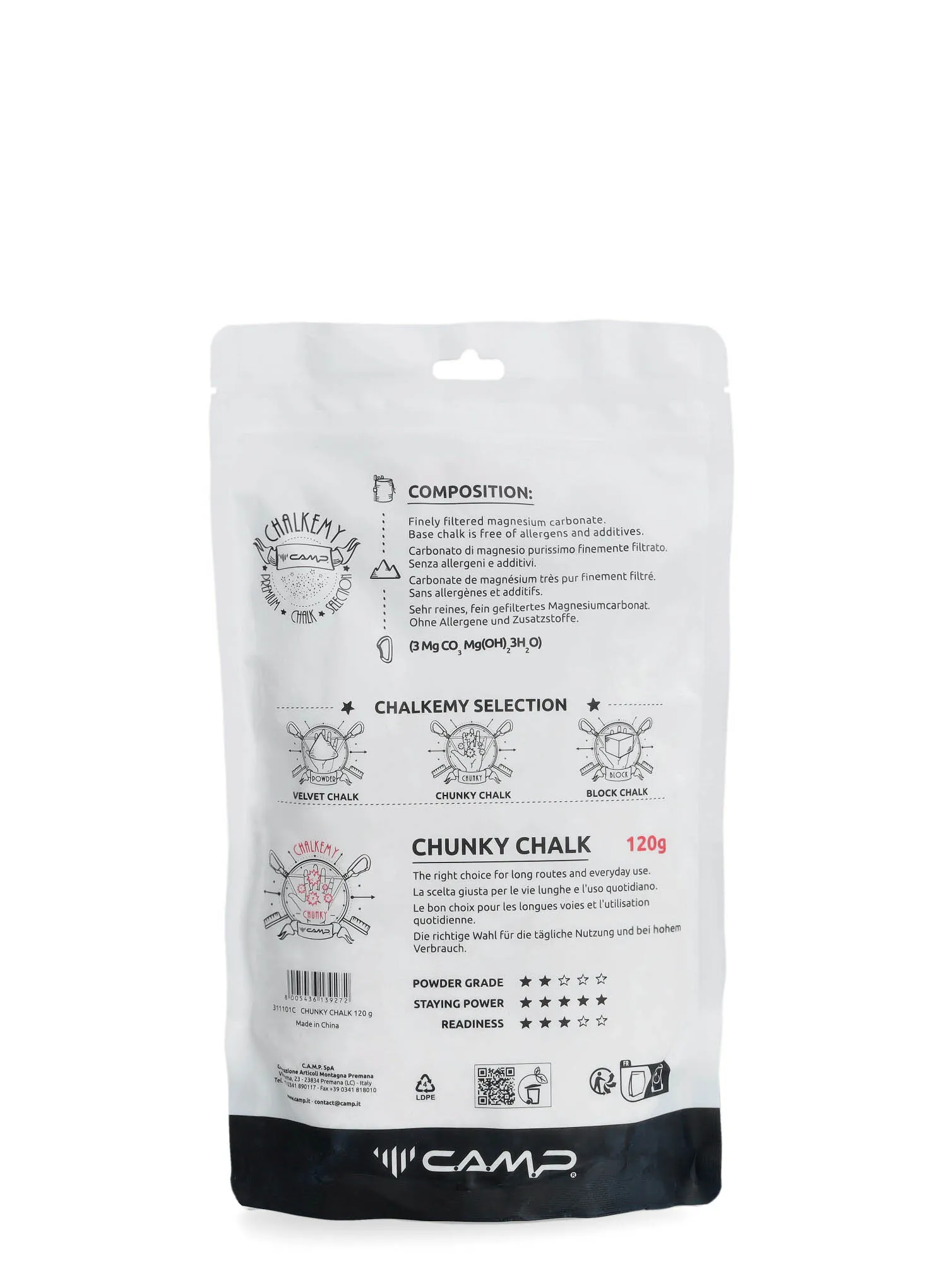 Magnezija Camp Chunky Chalk 120 g