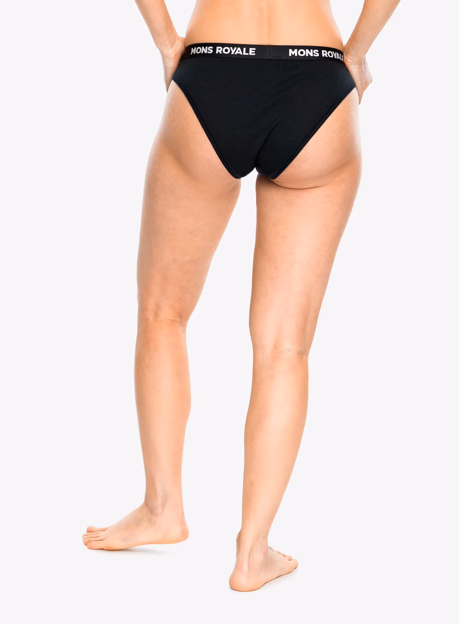 Moteriškos termoaktyvios kelnaitės Mons Royale Folo Merino Briefs - black